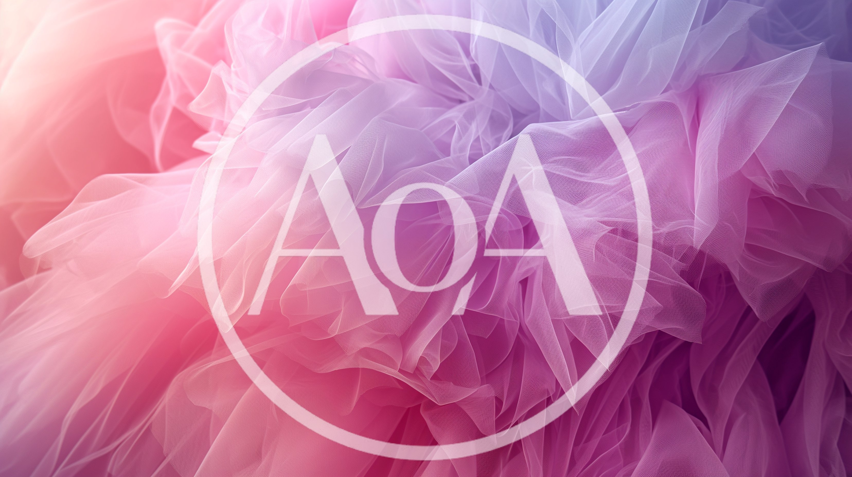 Abstract Background Of Soft Pink And Purple Tulle Fabric