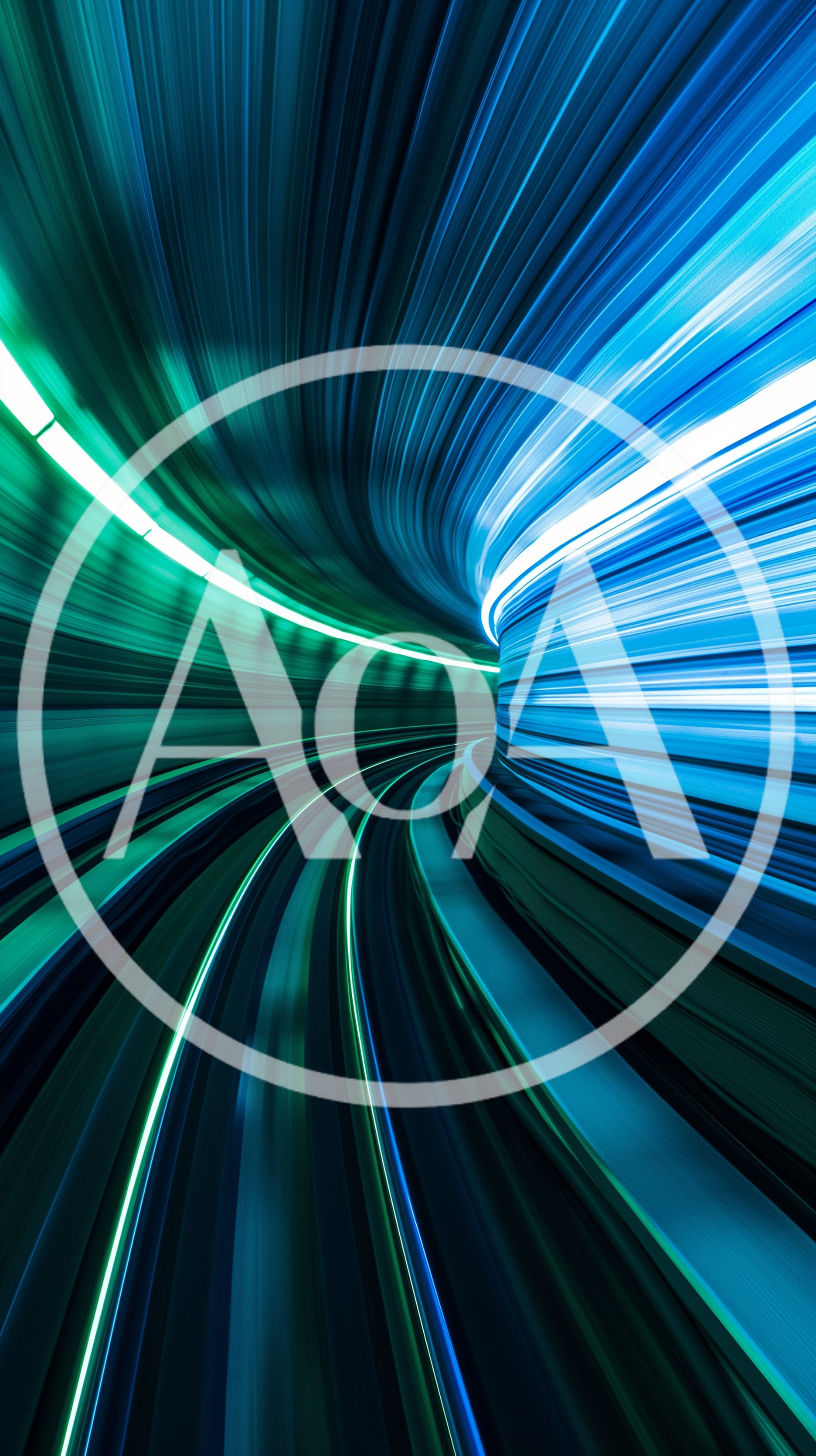 High Speed Motion Blur Inside A Subway Tunnel