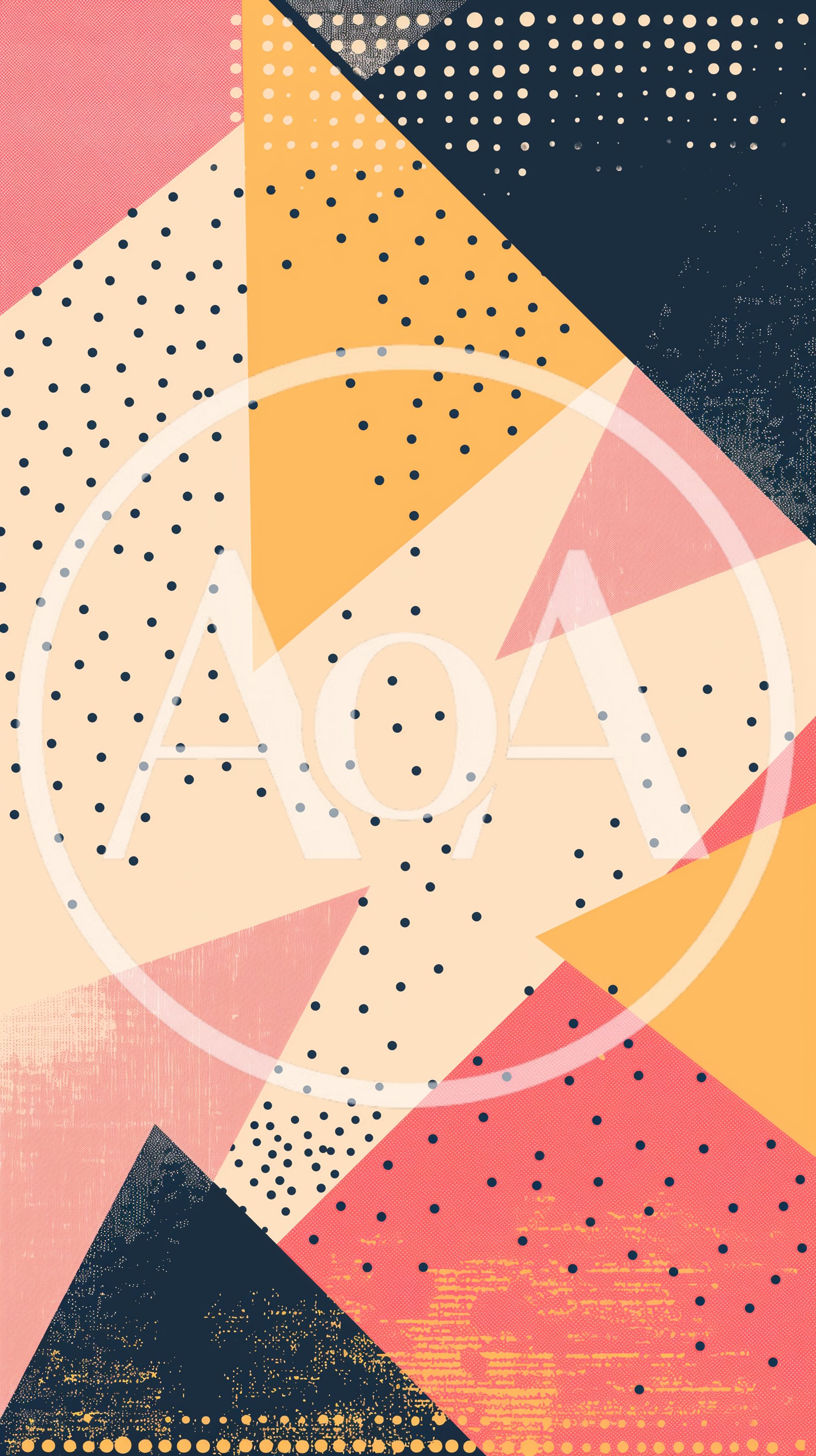 Abstract Geometric Memphis Style Background Pattern