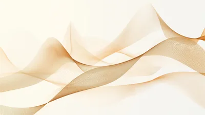 Abstract Golden Wave Lines Background