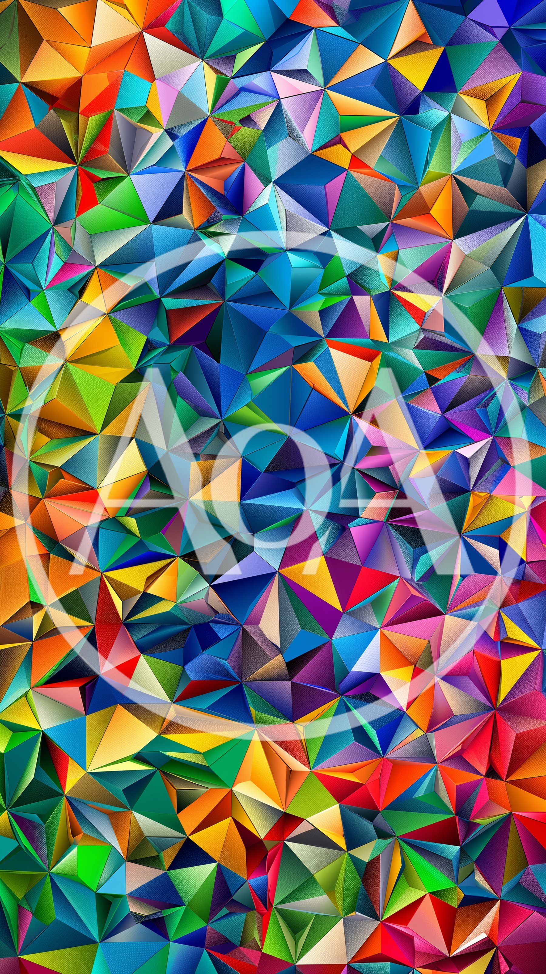 Abstract Geometric Low Poly Background Pattern