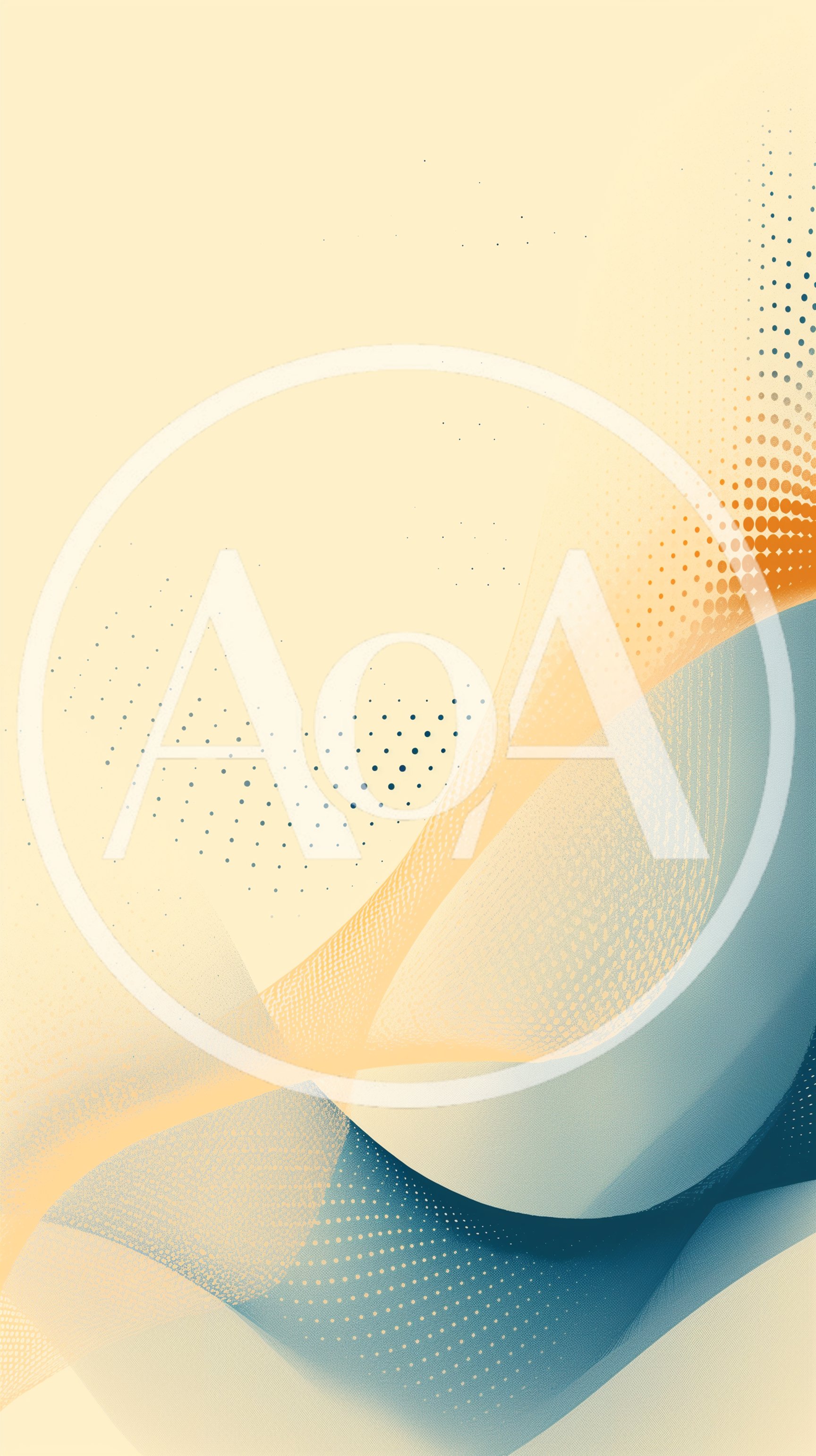 Abstract Wavy Background With Halftone Dot Patterns