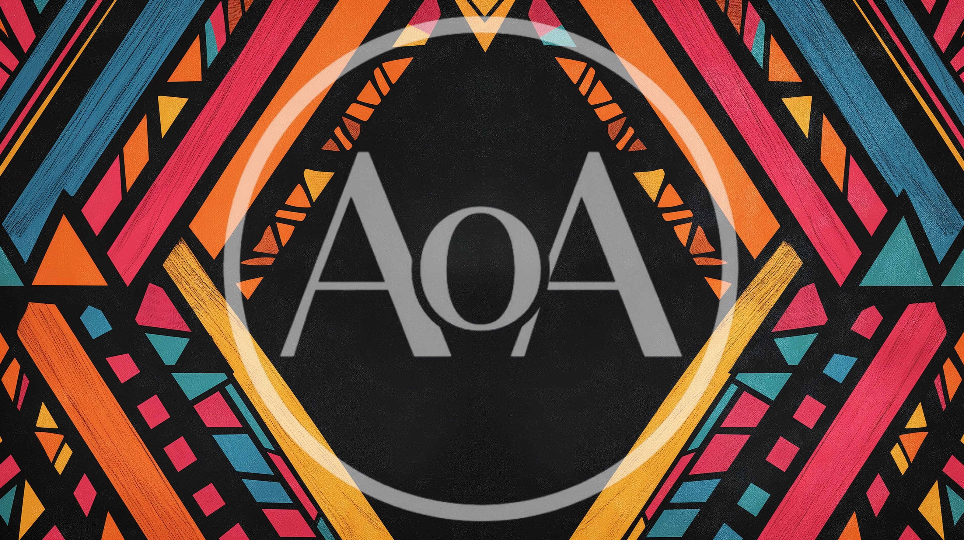 Abstract Geometric Tribal Pattern Background