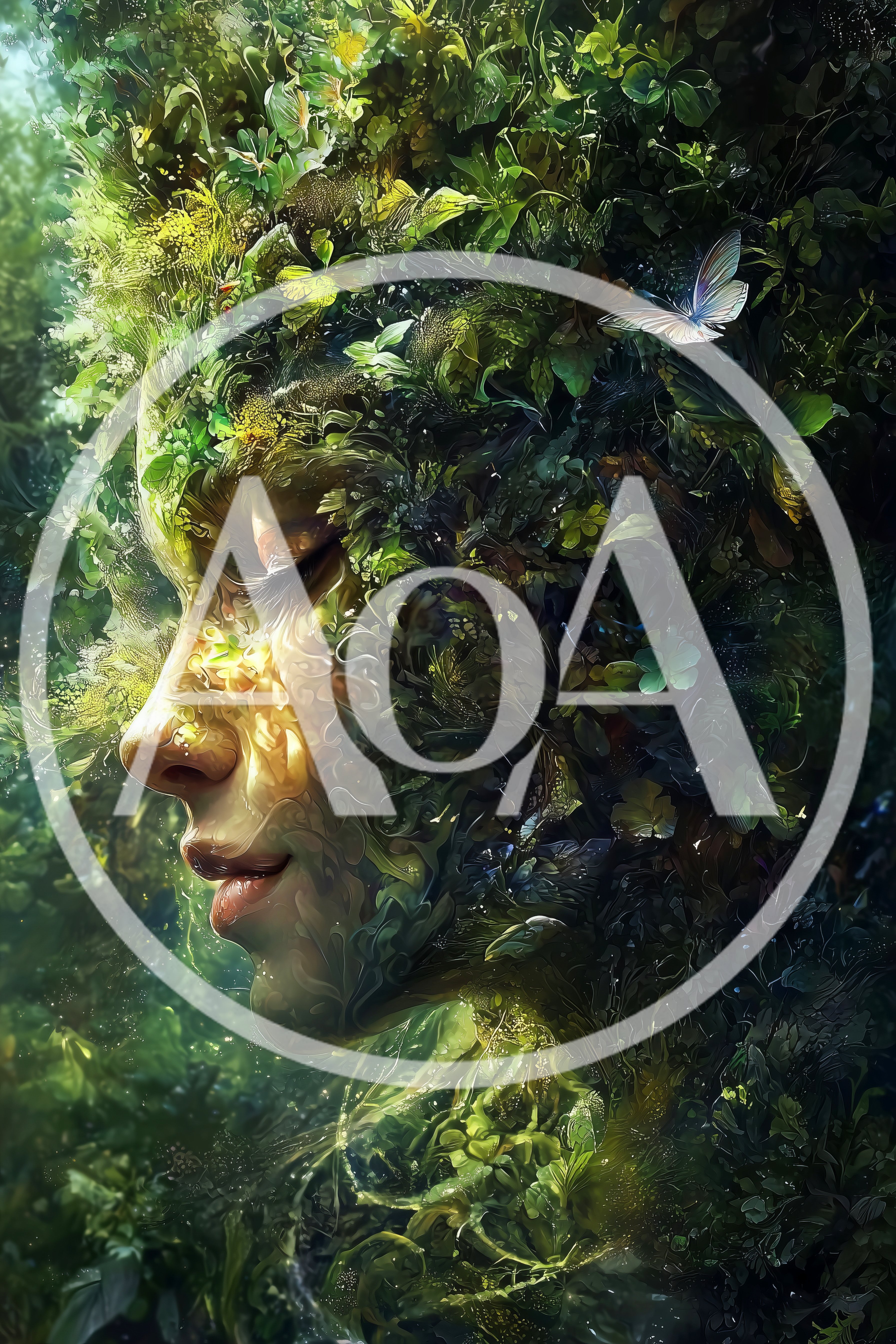 Surreal Portrait Of A Nature Spirit Woman