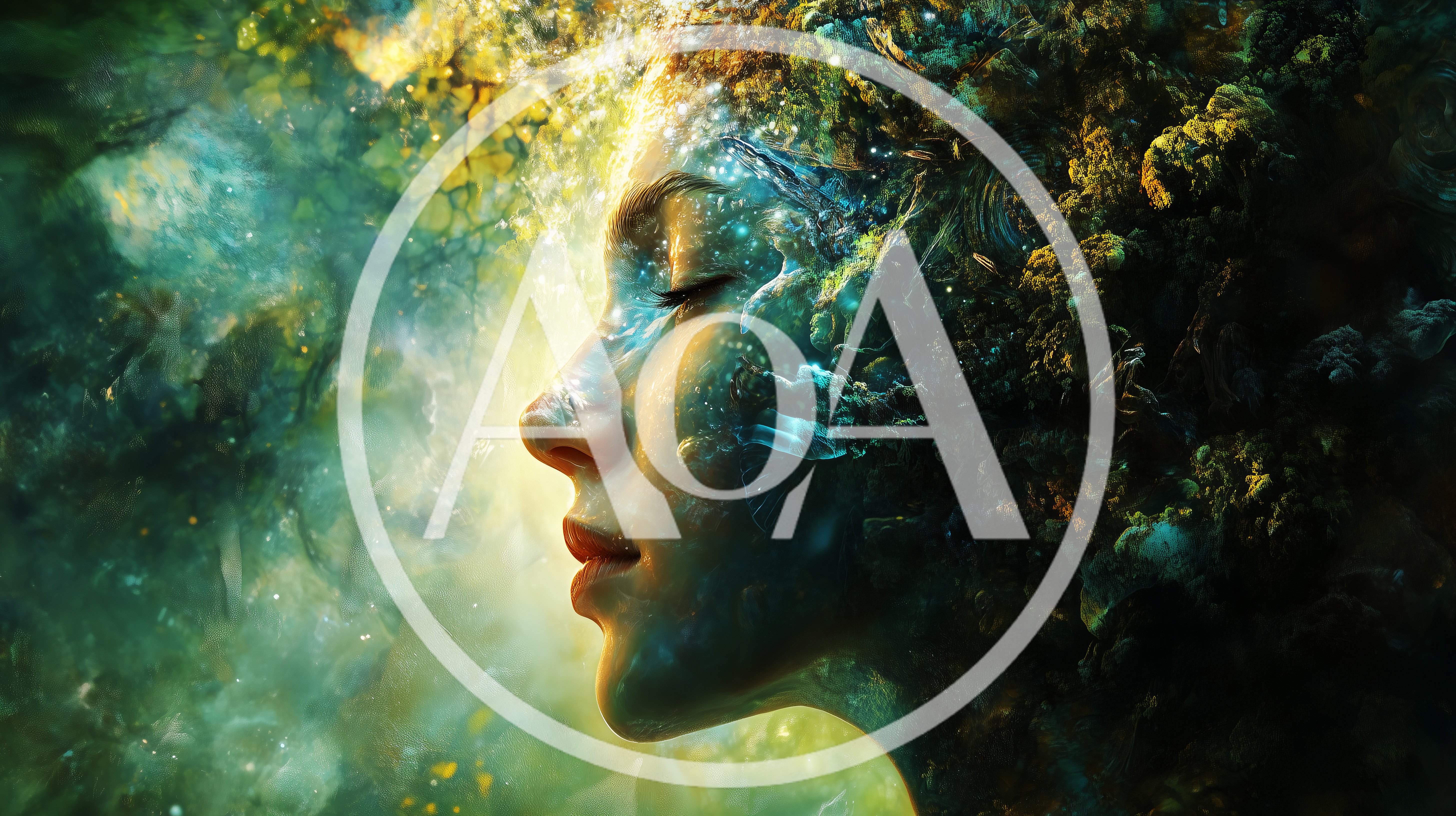 Surreal Portrait Of A Woman Merging With Nature
