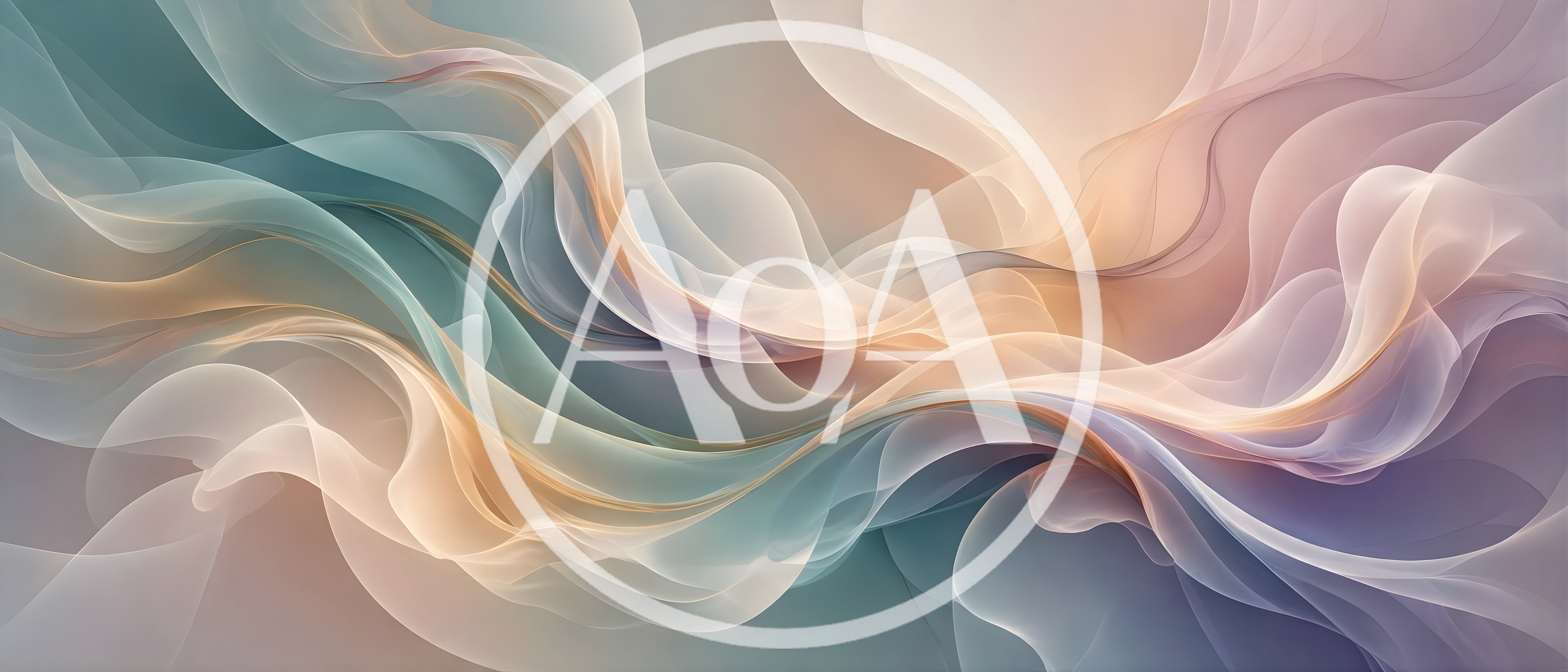 Abstract Flowing Silk Waves Background