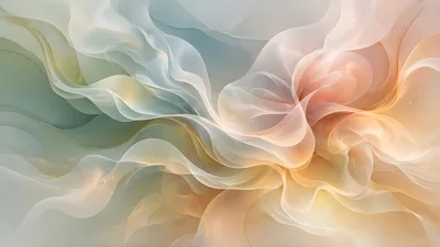 Abstract Flowing Silk Fabric Background