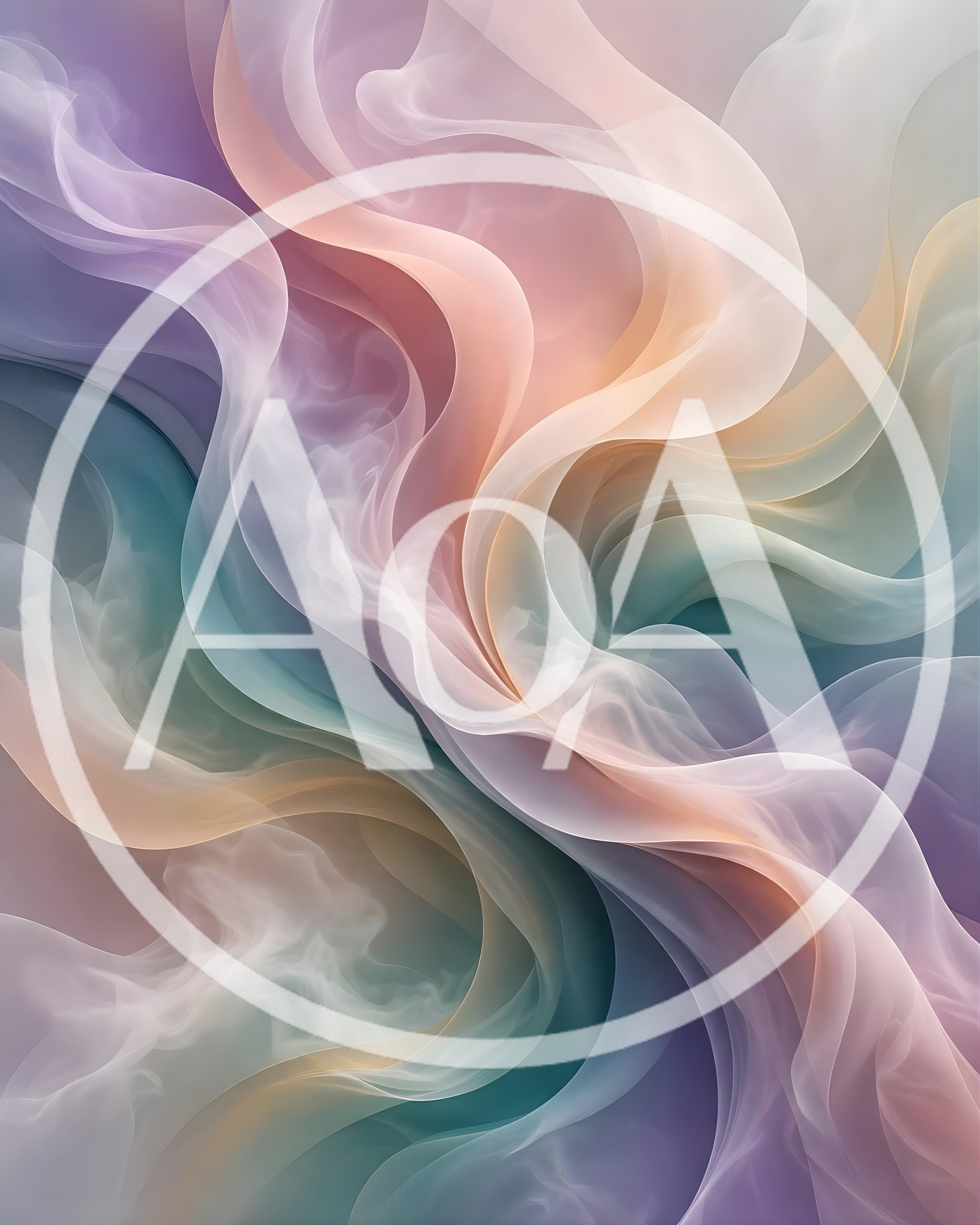 Abstract Flowing Silk Fabric Background