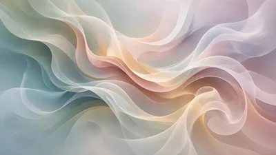 Abstract Flowing Silk Fabric Background