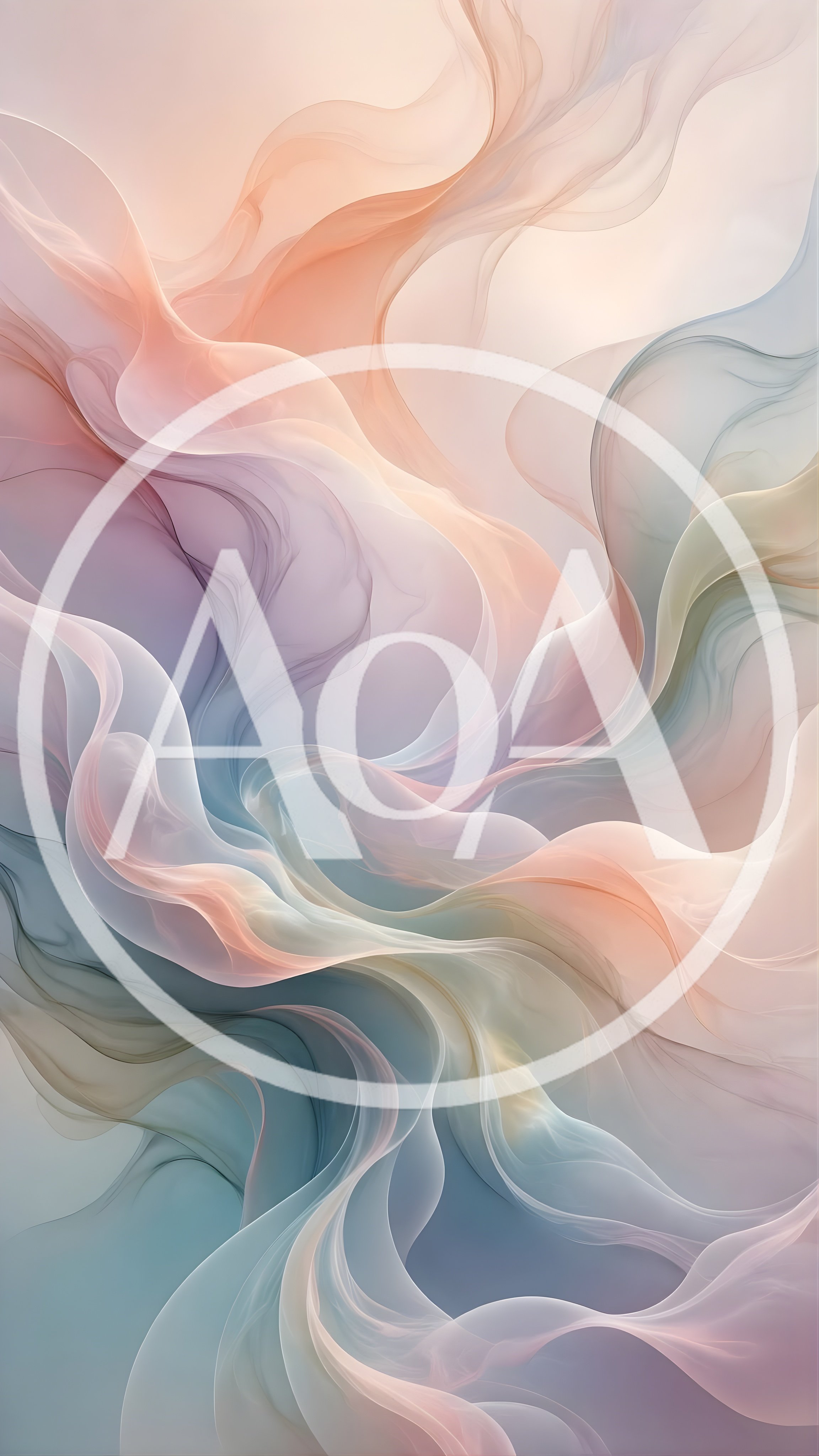 Abstract Flowing Pastel Silk Fabric Background