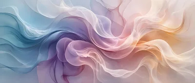 Abstract Flowing Silk Fabric Background