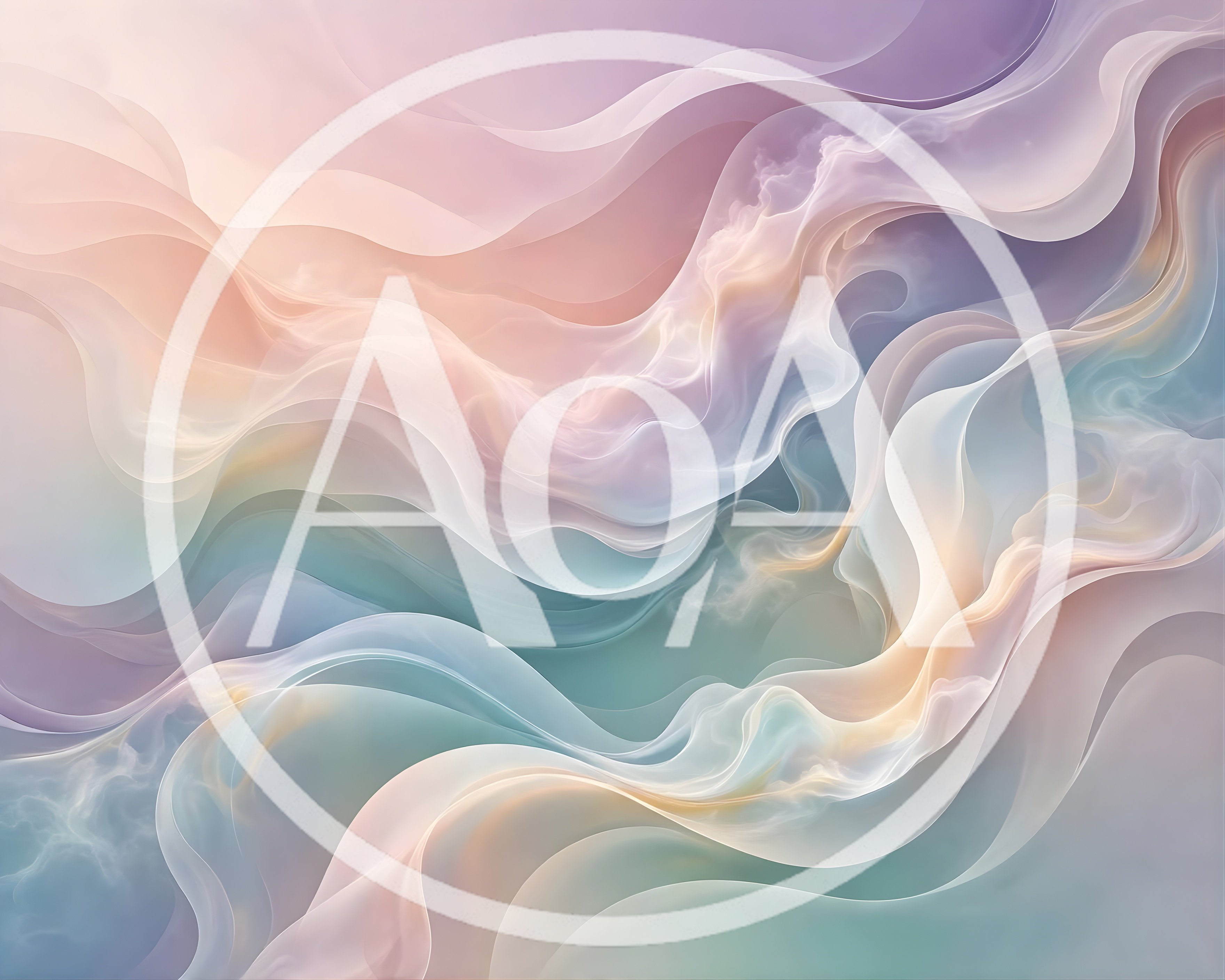 Abstract Pastel Flowing Silk Background