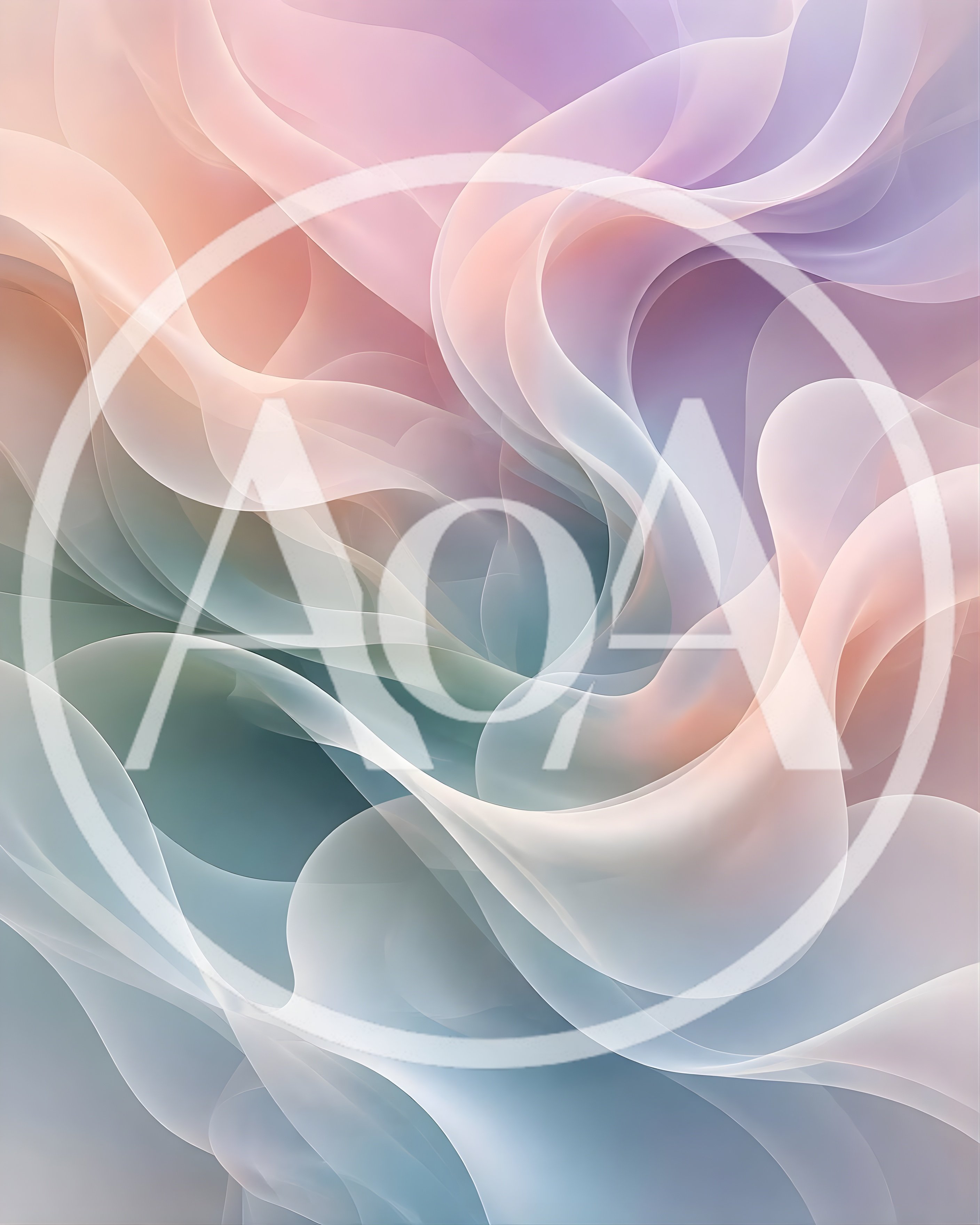 Abstract Flowing Silk Fabric Background