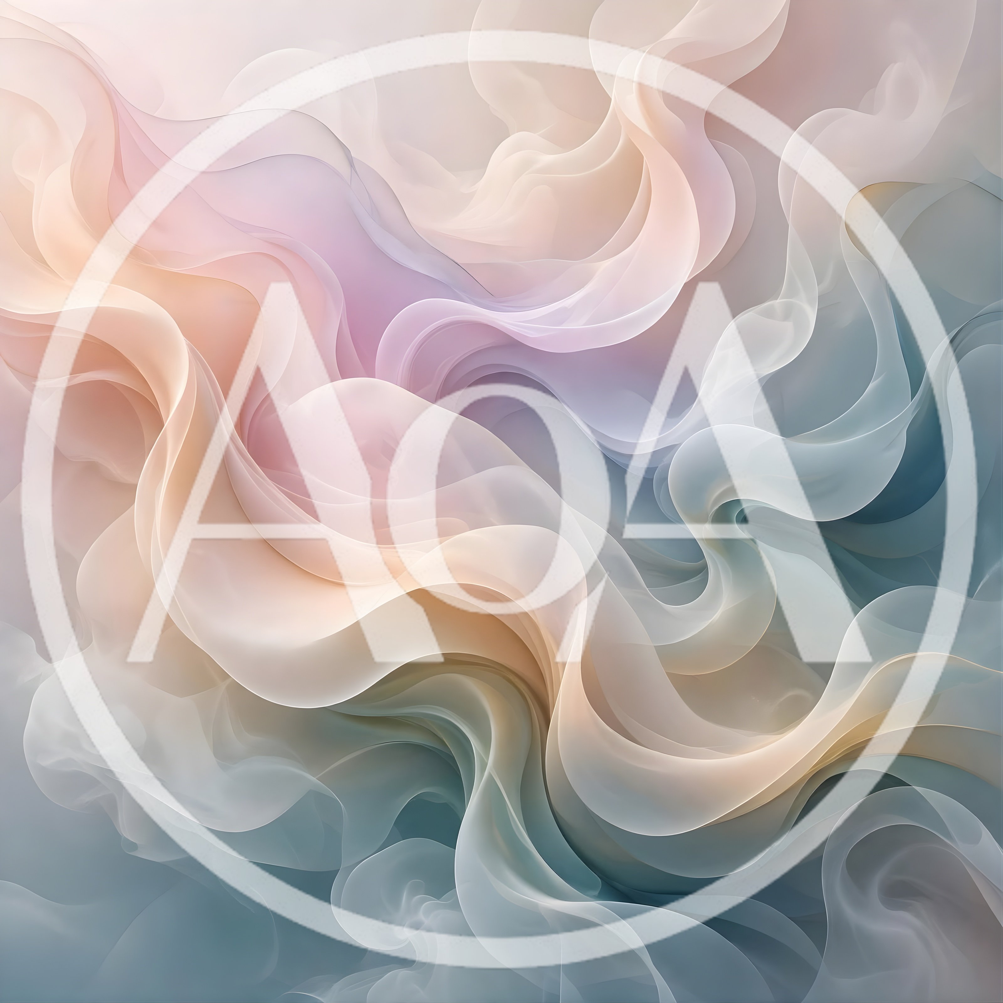 Abstract Flowing Silk Fabric Background