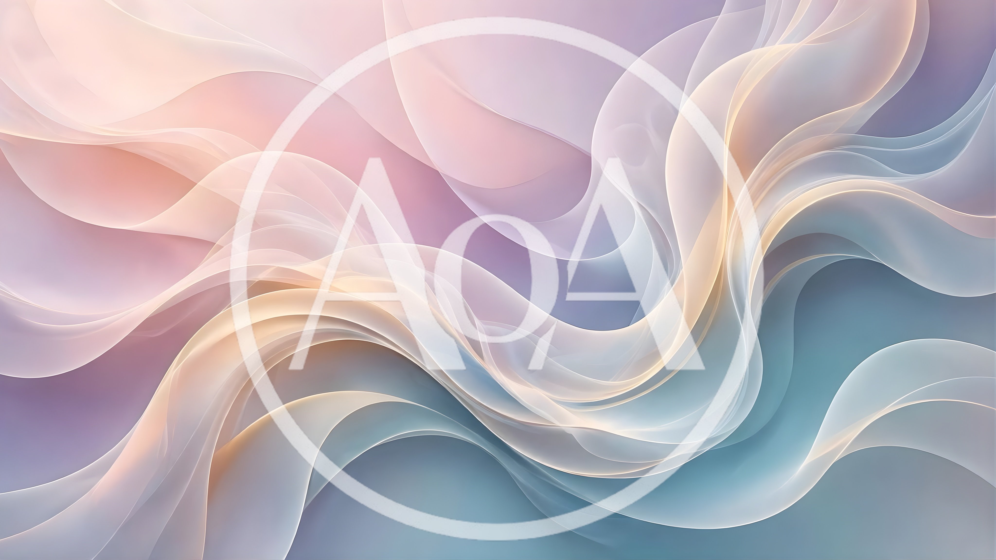 Abstract Flowing Silk Fabric Waves Background