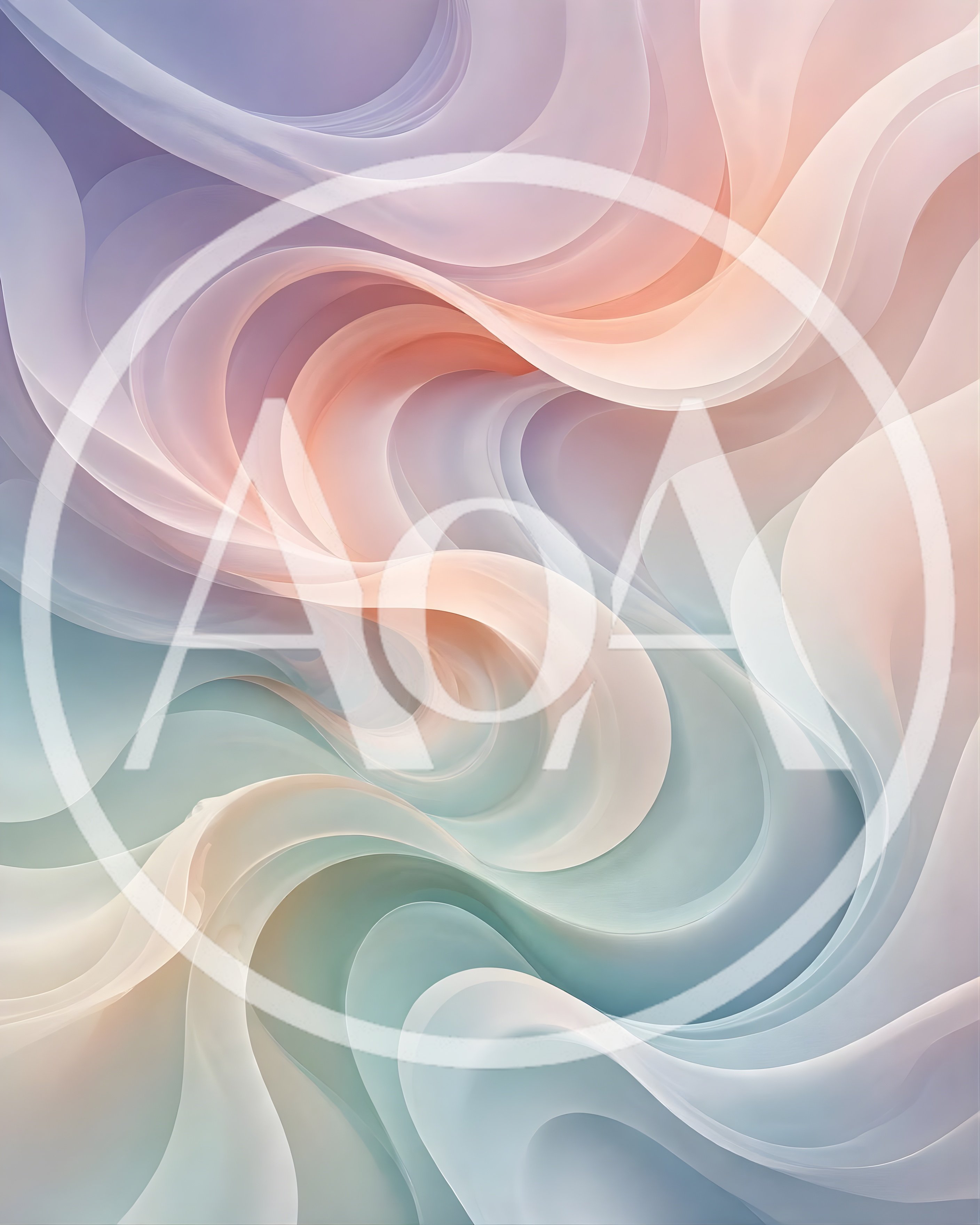 Abstract Pastel Flowing Silk Fabric Background