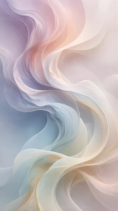 Abstract Flowing Silk Fabric Background
