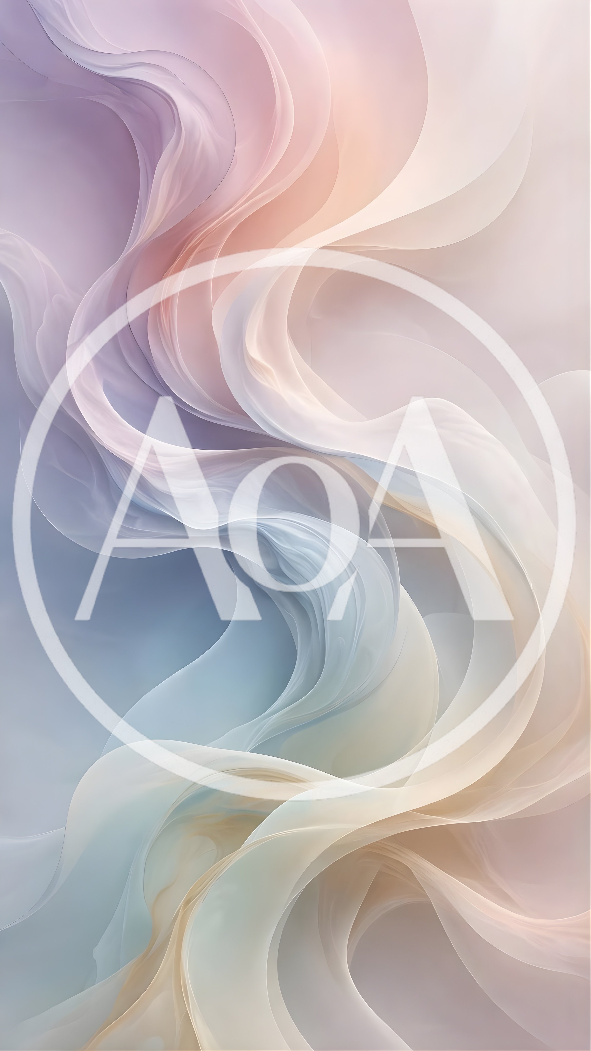 Abstract Flowing Silk Fabric Background