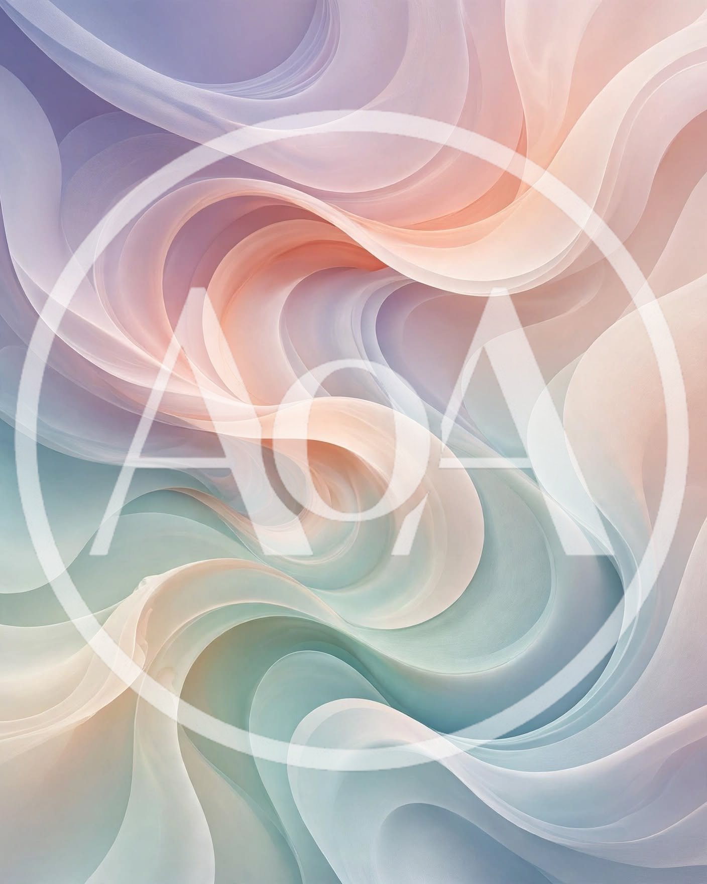 Abstract Pastel Flowing Fabric Background