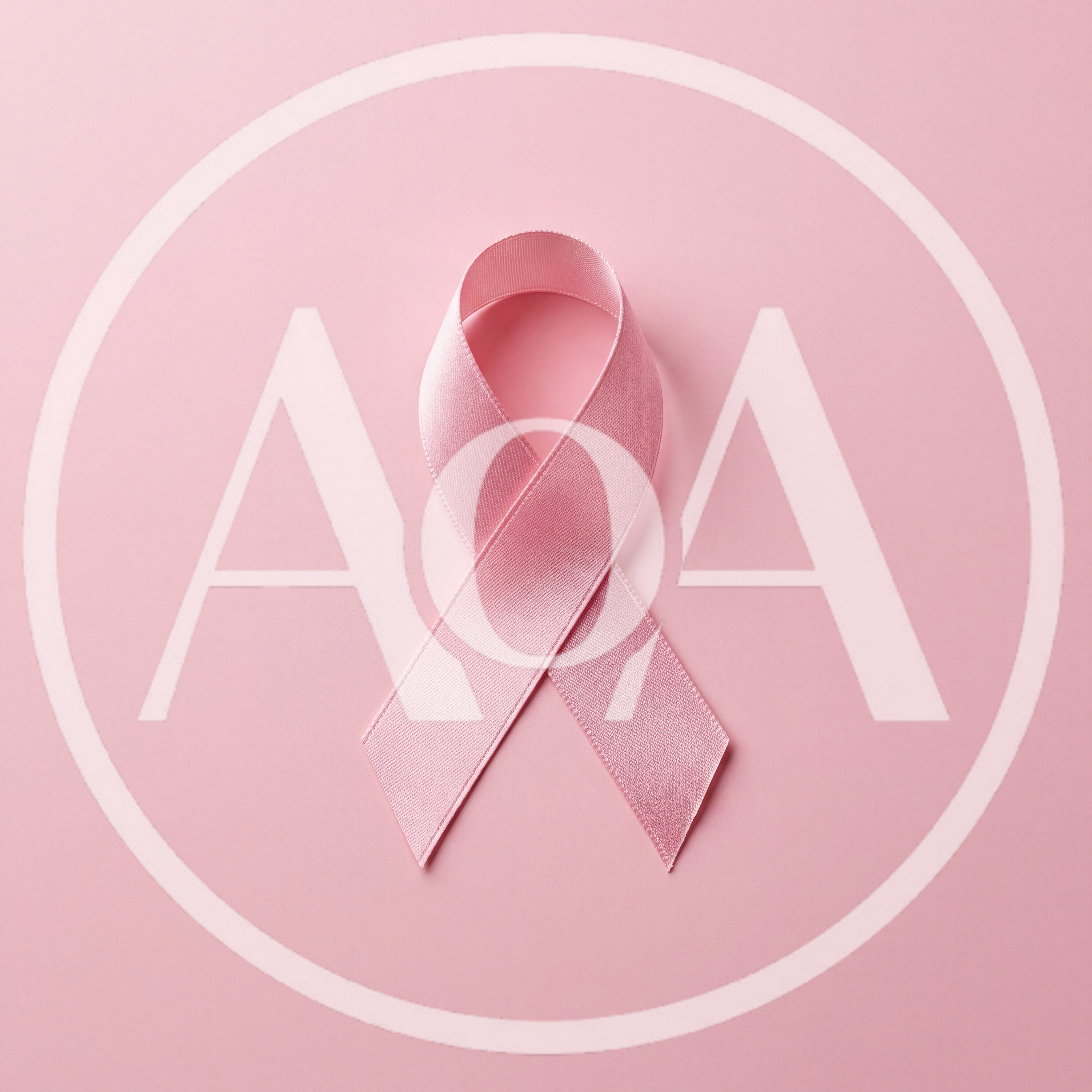 Pink Ribbon Symbolizing Breast Cancer Awareness