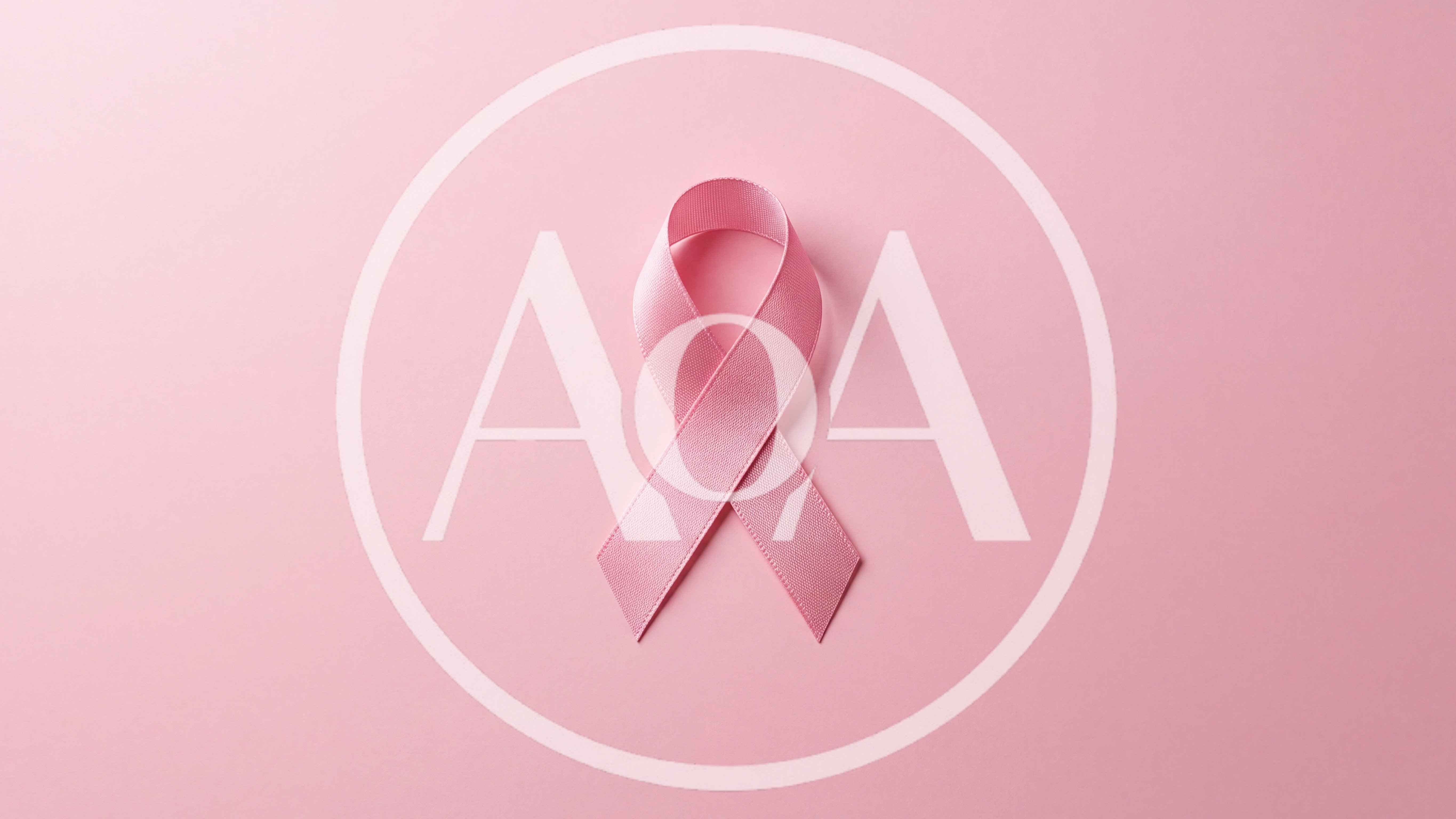 Pink Ribbon Symbolizing Breast Cancer Awareness
