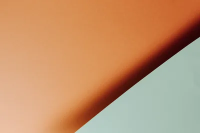 Abstract Geometric Background With Orange And Light Blue