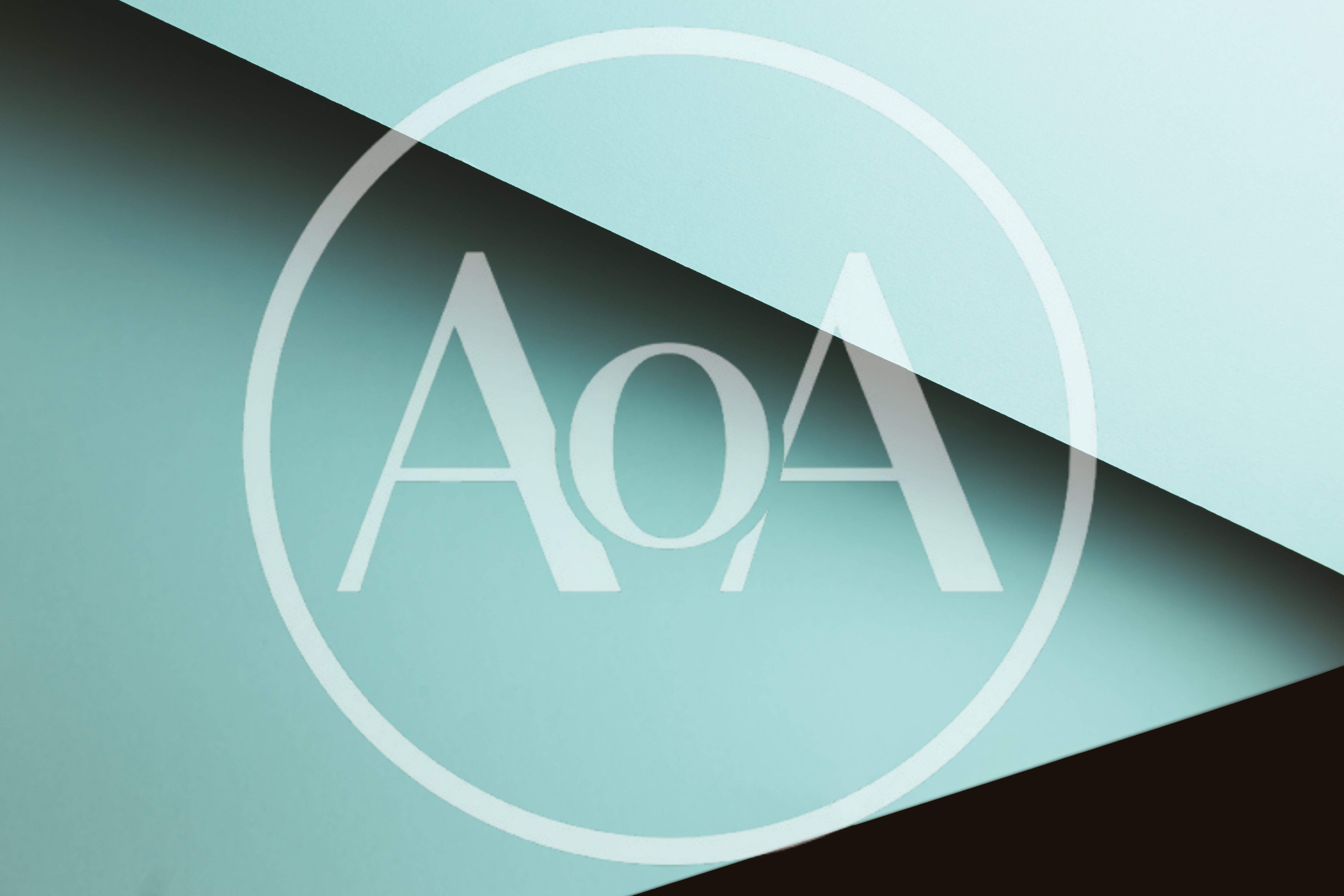 Abstract Geometric Background With Light Blue Paper Layers