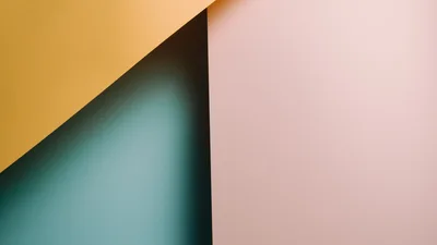 Abstract Geometric Background With Overlapping Colored Paper Layers