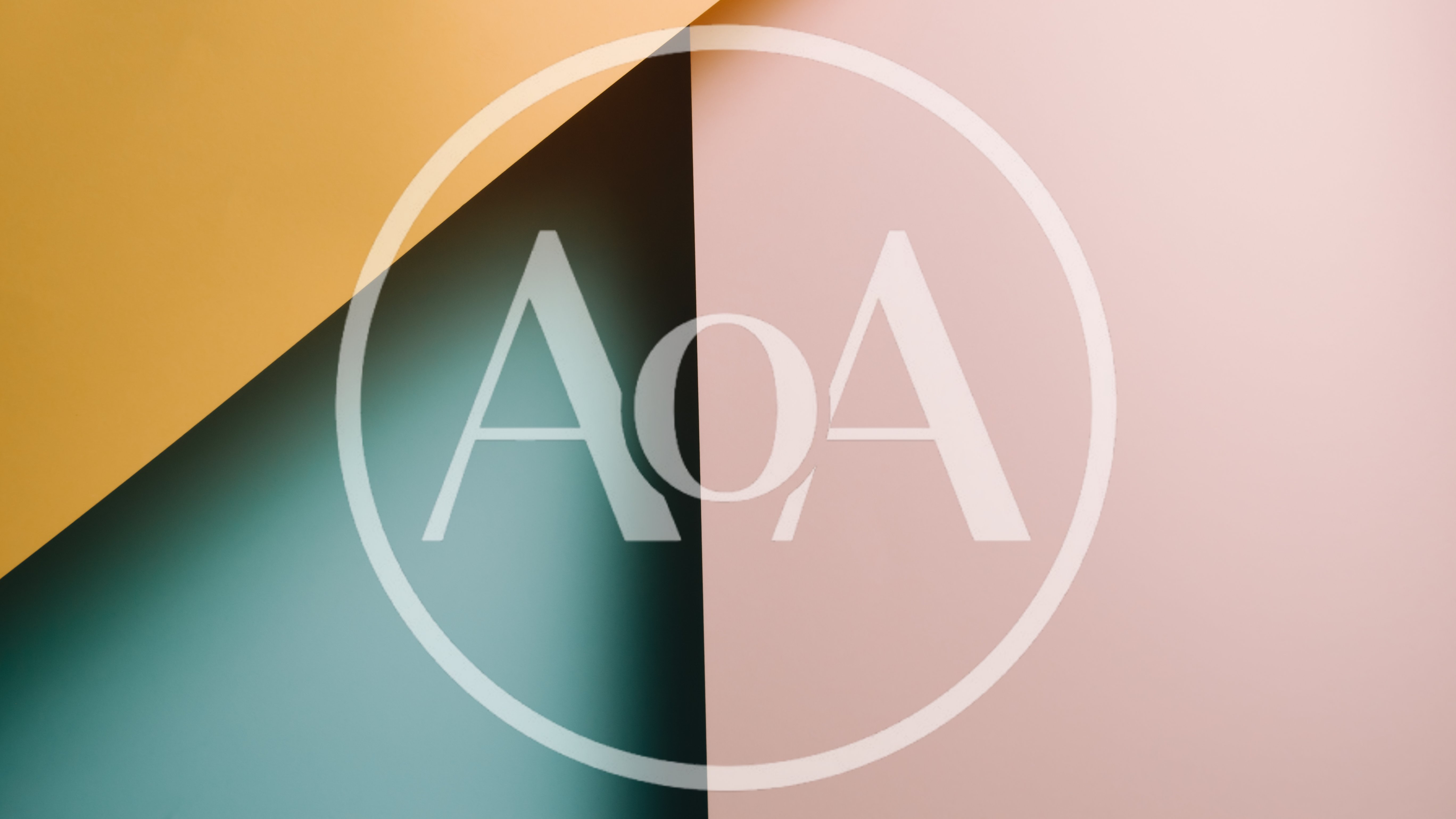 Abstract Geometric Background With Overlapping Colored Paper Layers