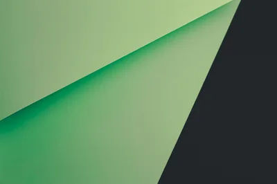 Abstract Geometric Background With Green And Black Shapes