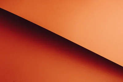 Abstract Geometric Background With Orange Paper Layers