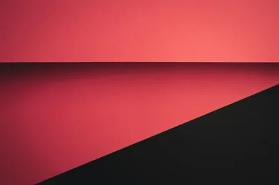 Abstract Geometric Background With Red And Black Shapes