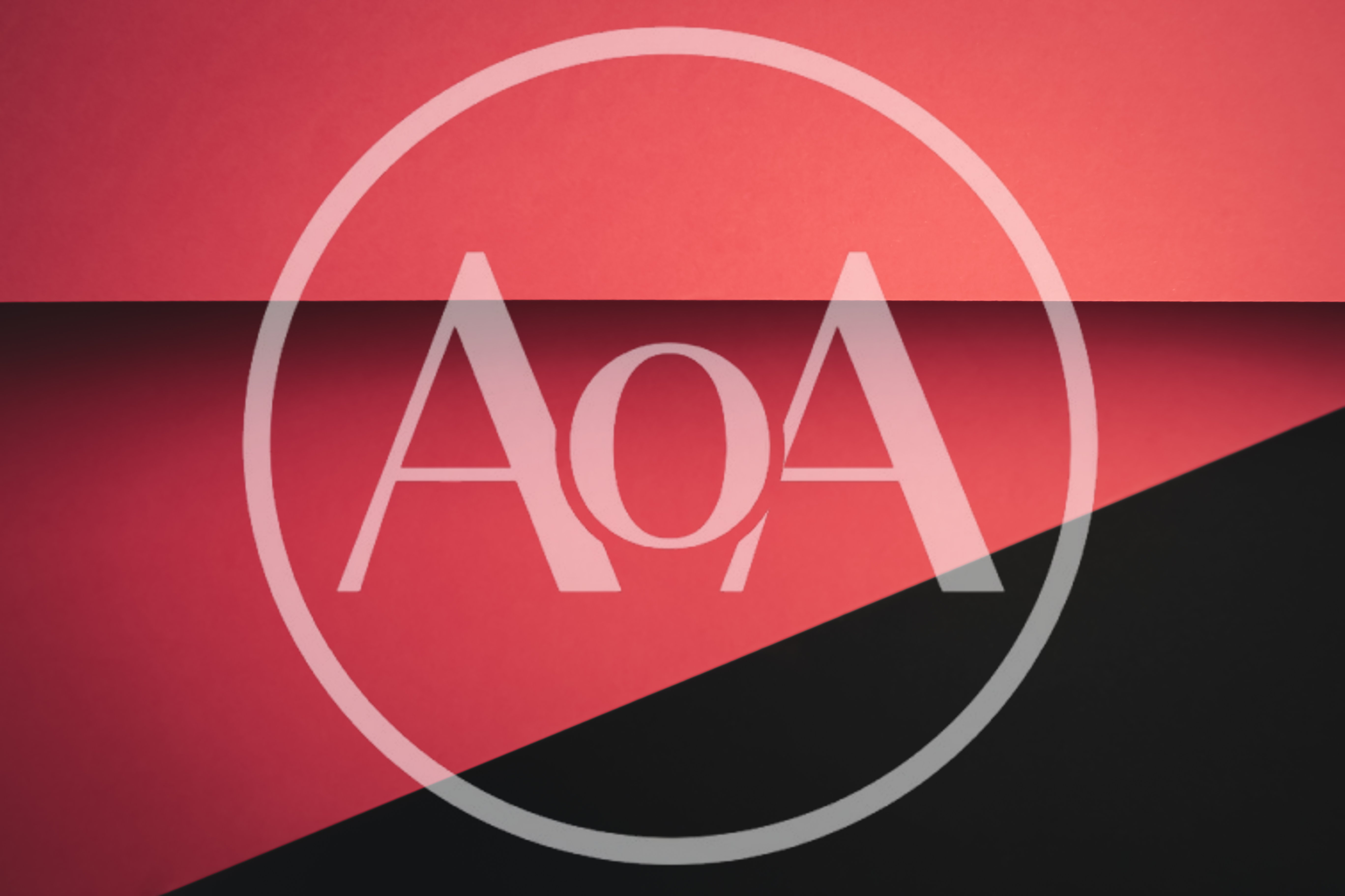 Abstract Geometric Background With Red And Black Shapes