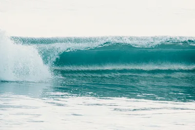 Crashing Ocean Wave Breaking In Shallow Water