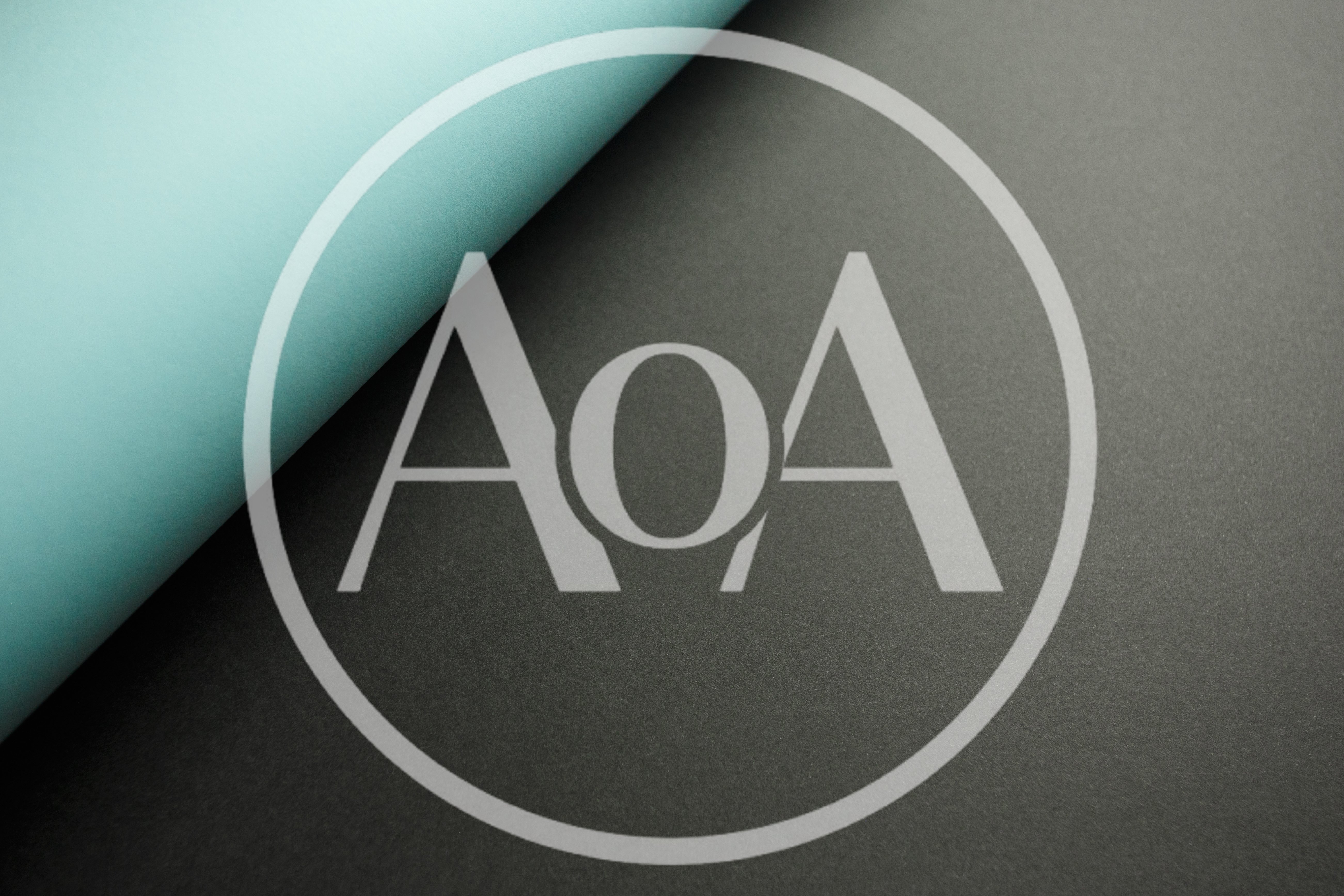 Abstract Background With Light Blue And Dark Gray Paper