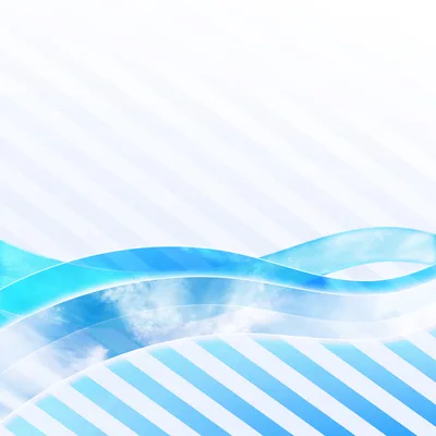 Abstract Blue Wave Background With Diagonal Stripes
