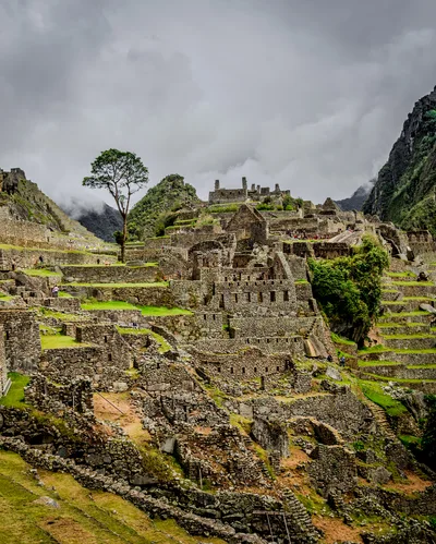 Machu Picchu Ancient Incan Ruins In Peru