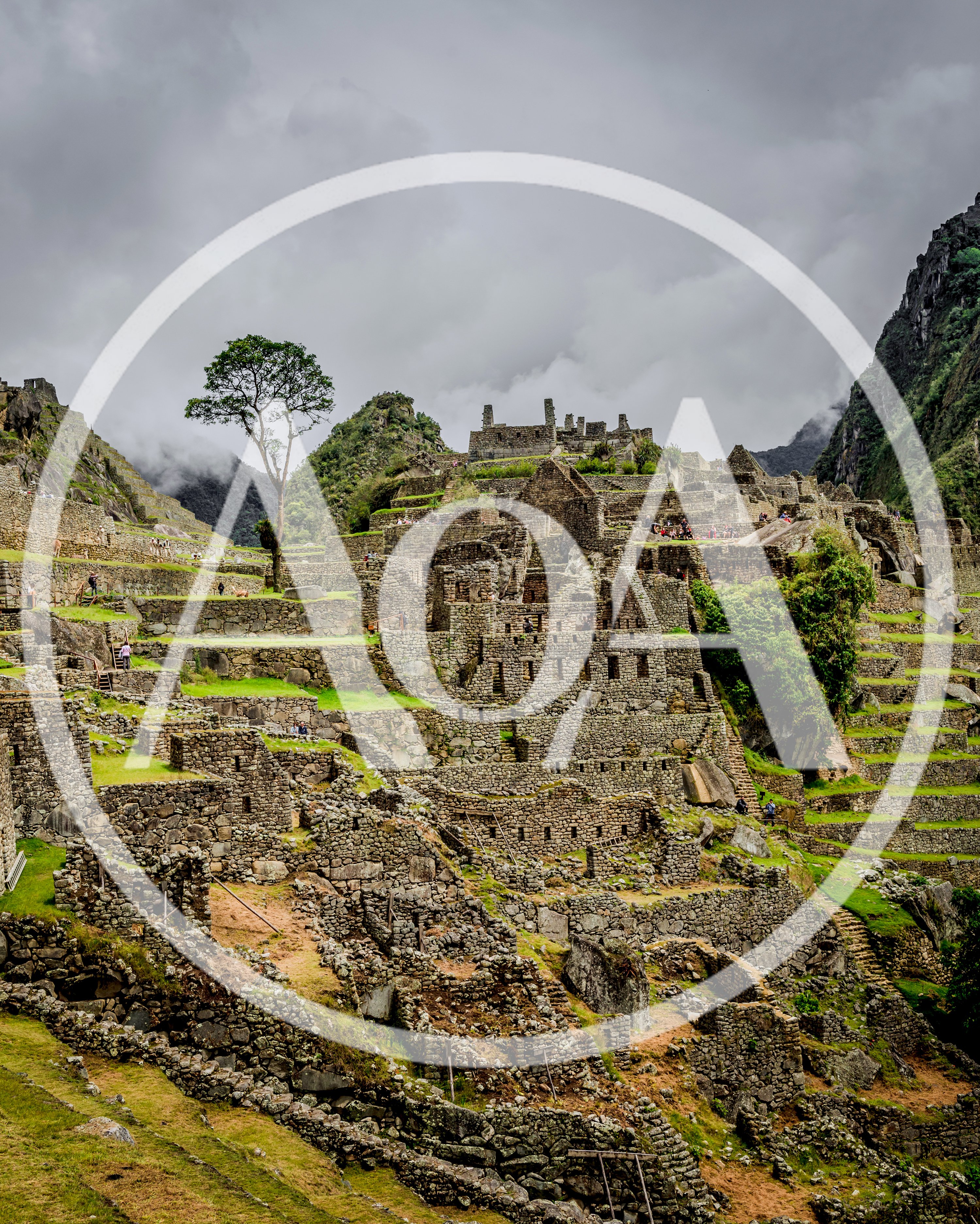 Machu Picchu Ancient Incan Ruins In Peru
