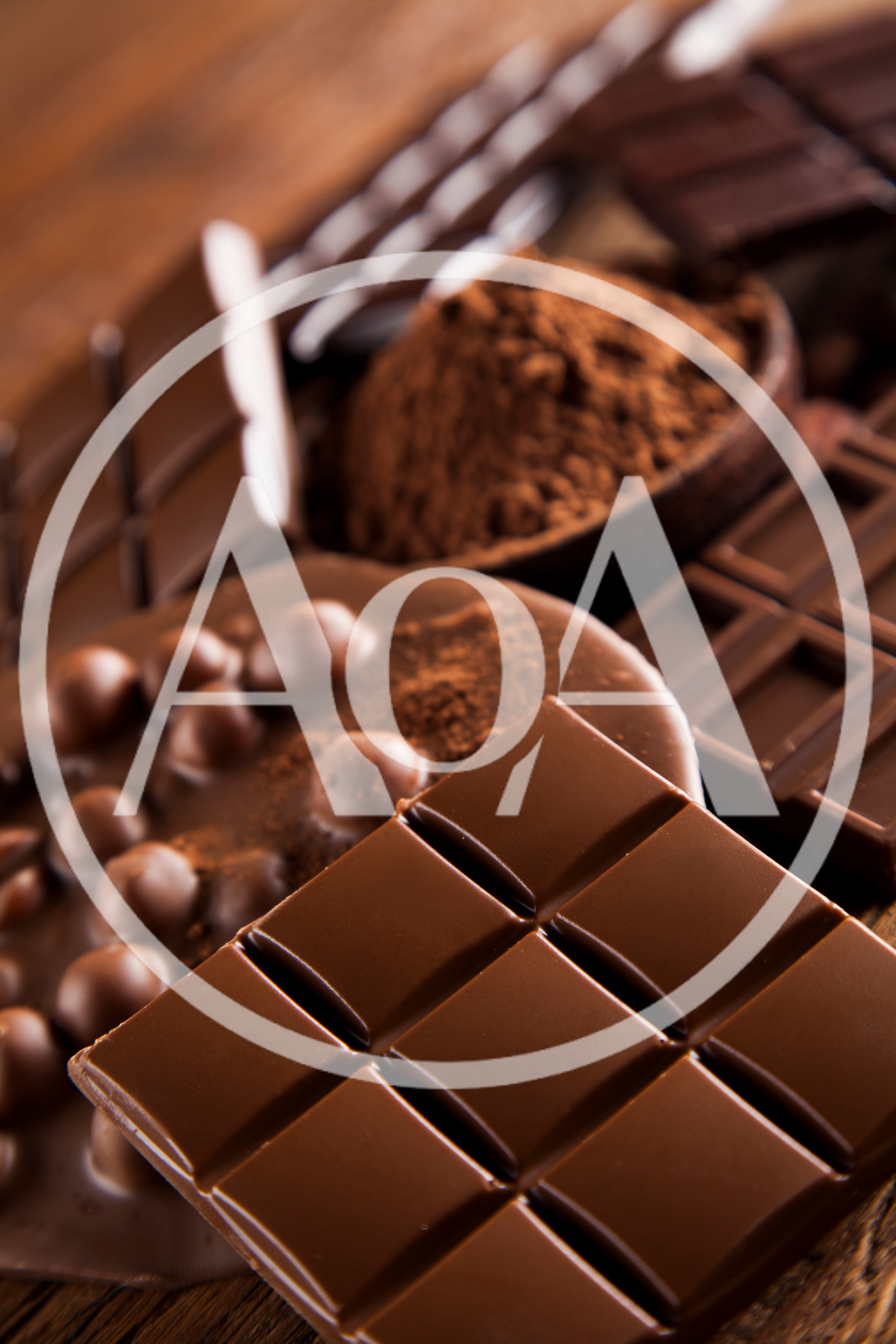 Assorted Chocolate Bars and Cocoa Powder