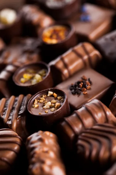 Assorted Gourmet Chocolate Truffles and Pralines