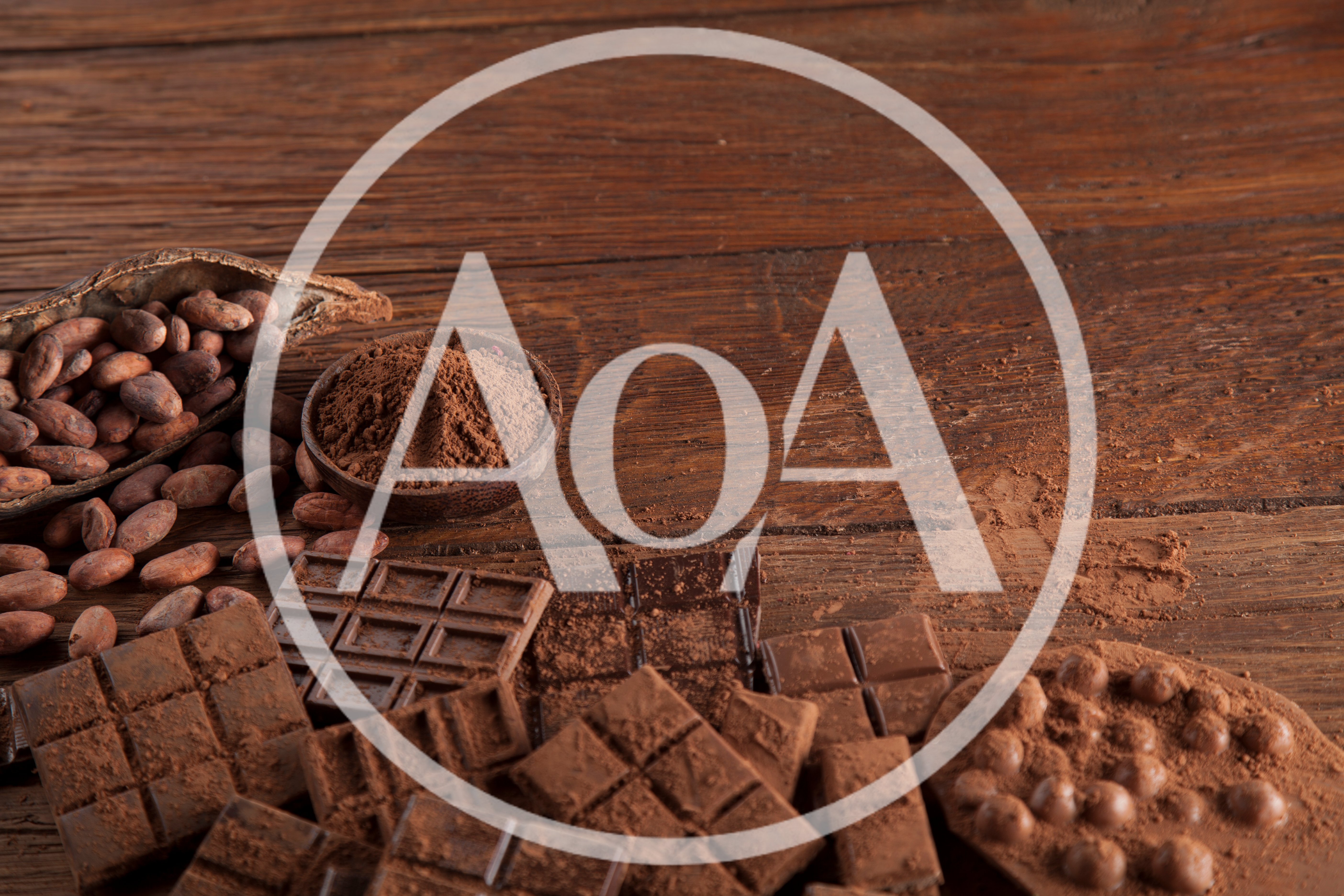 Assorted Chocolate Bars And Raw Cacao Beans