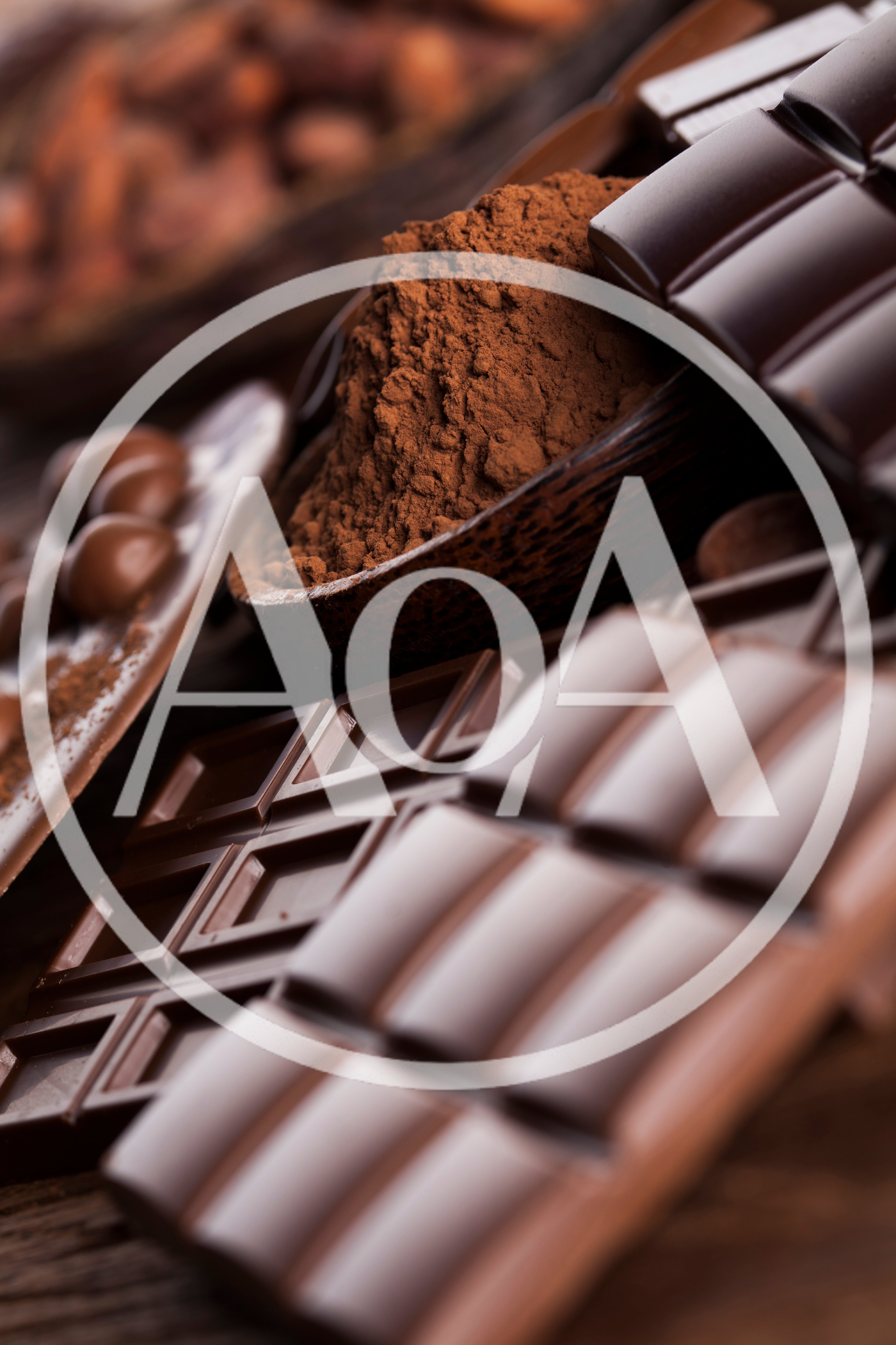 Dark Chocolate Bars and Cocoa Powder