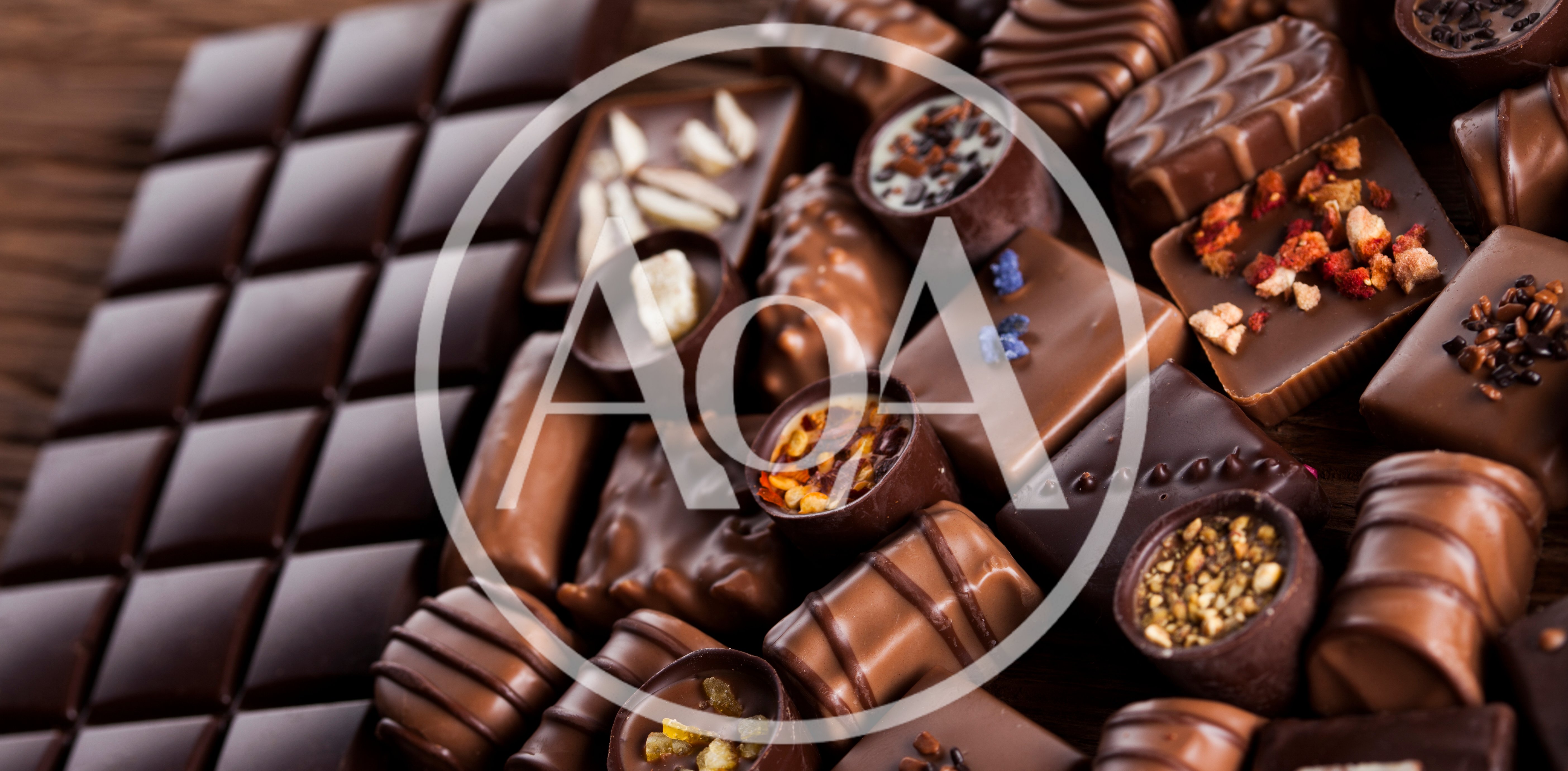 Assorted Gourmet Chocolates And Dark Chocolate Bar