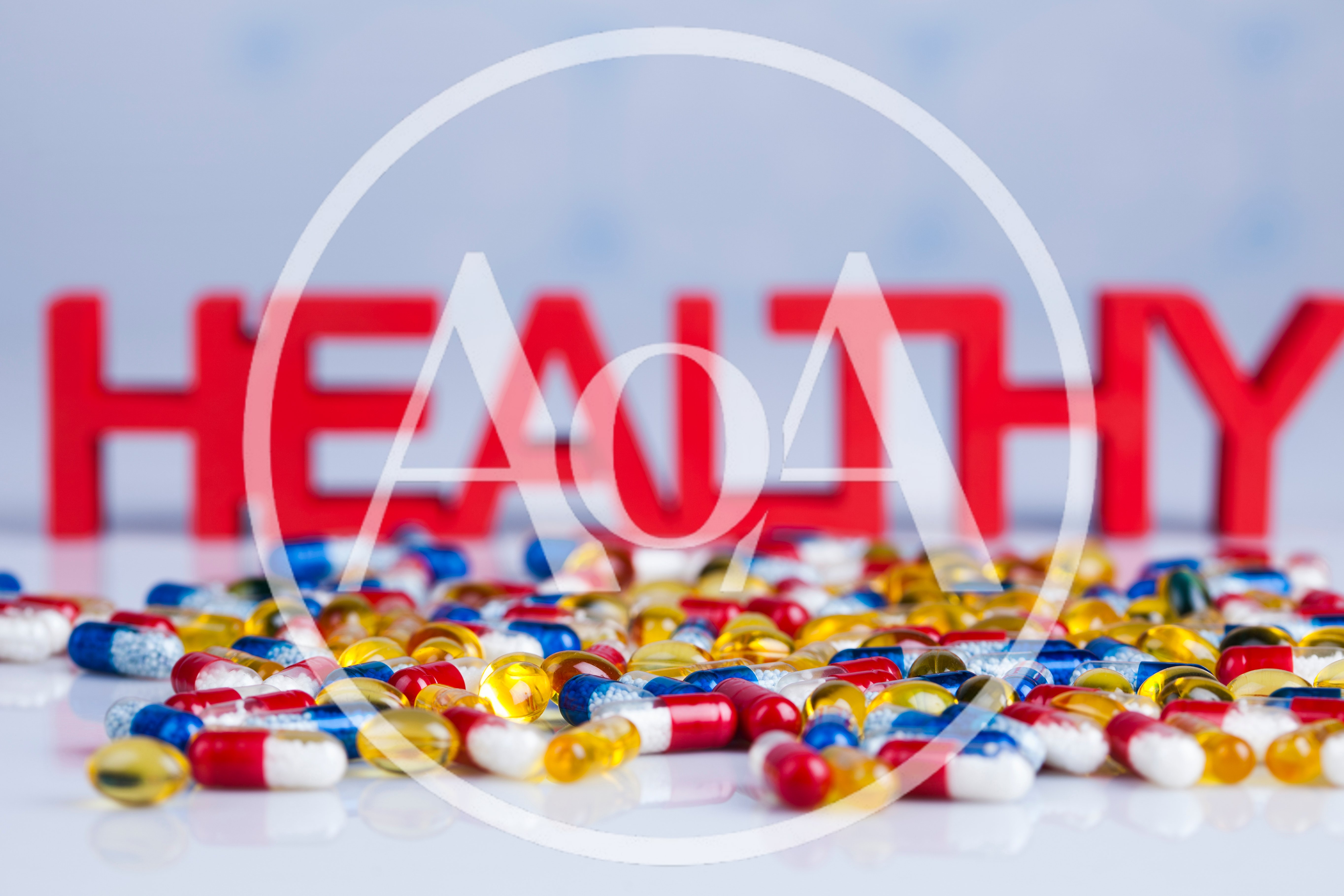 Assorted Colorful Medical Pills and Capsules