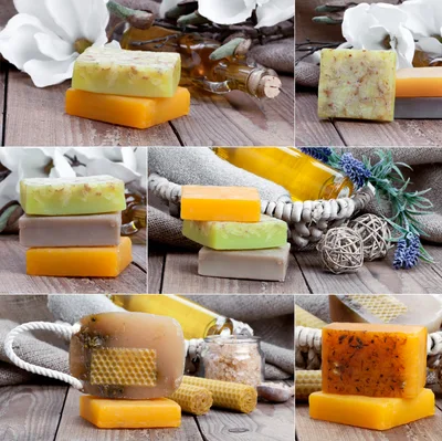 Handmade Natural Soap Bars and Spa Accessories