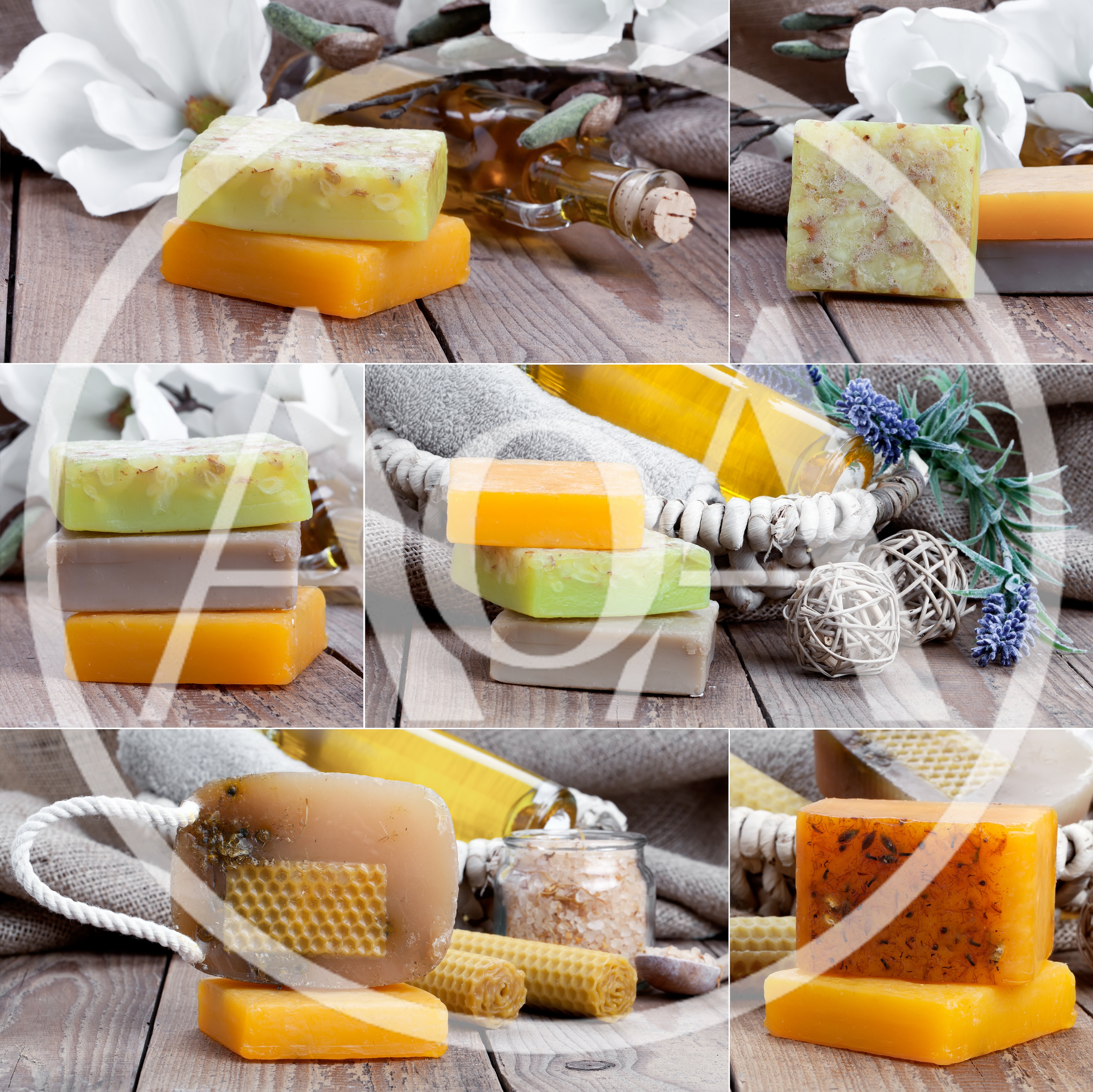 Handmade Natural Soap Bars and Spa Accessories