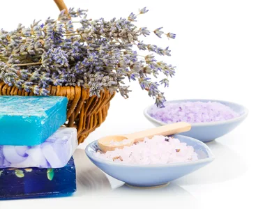 Spa Treatment Set With Lavender And Soap