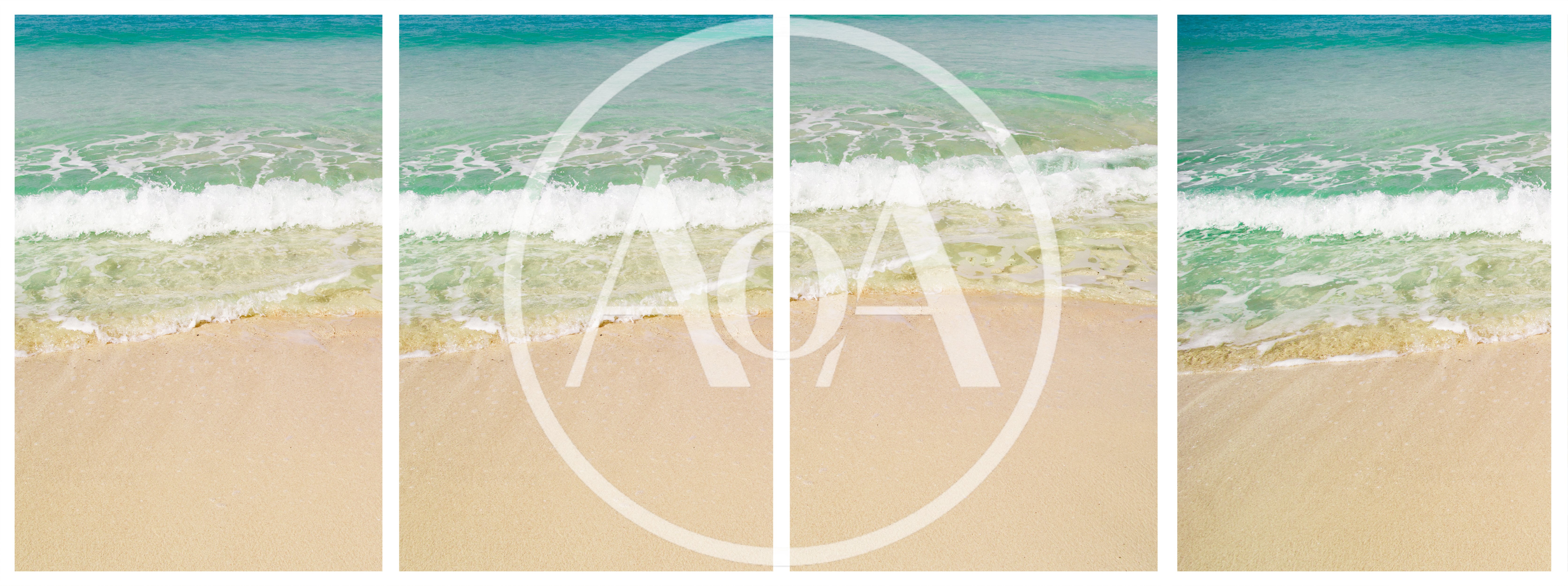 Four Panel Split Screen Aerial Beach View