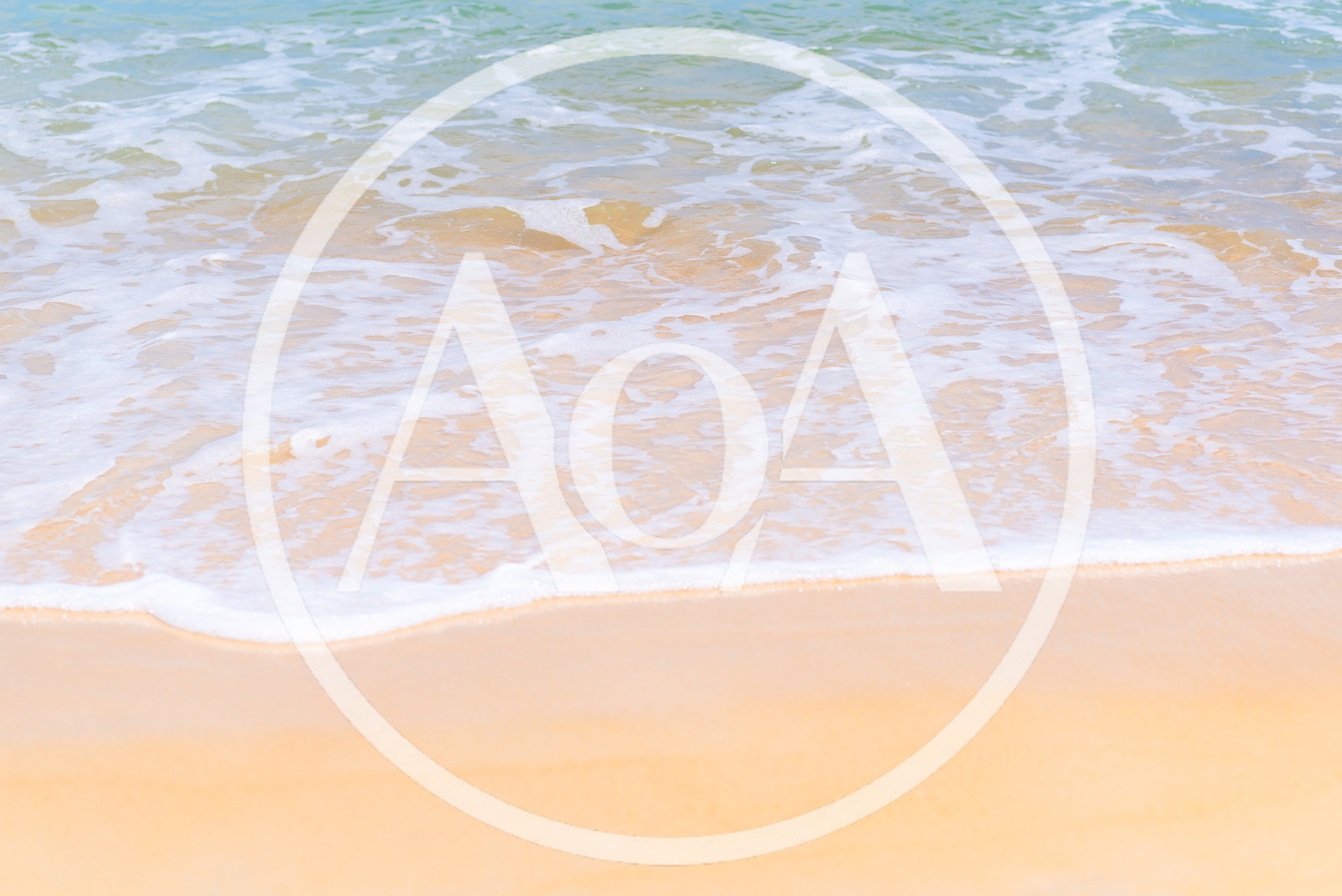 Gentle Ocean Waves Washing Over Sandy Beach