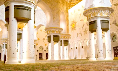 Interior View Of Sheikh Zayed Grand Mosque
